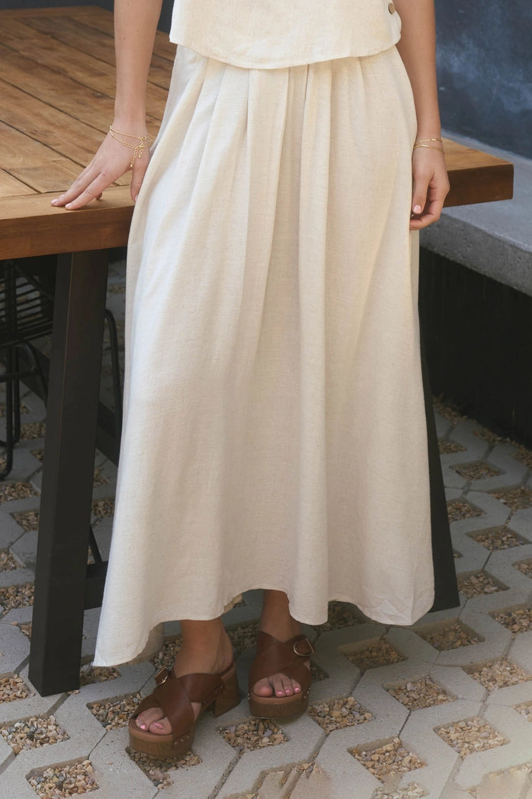 Laguna Beach Linen Skirt