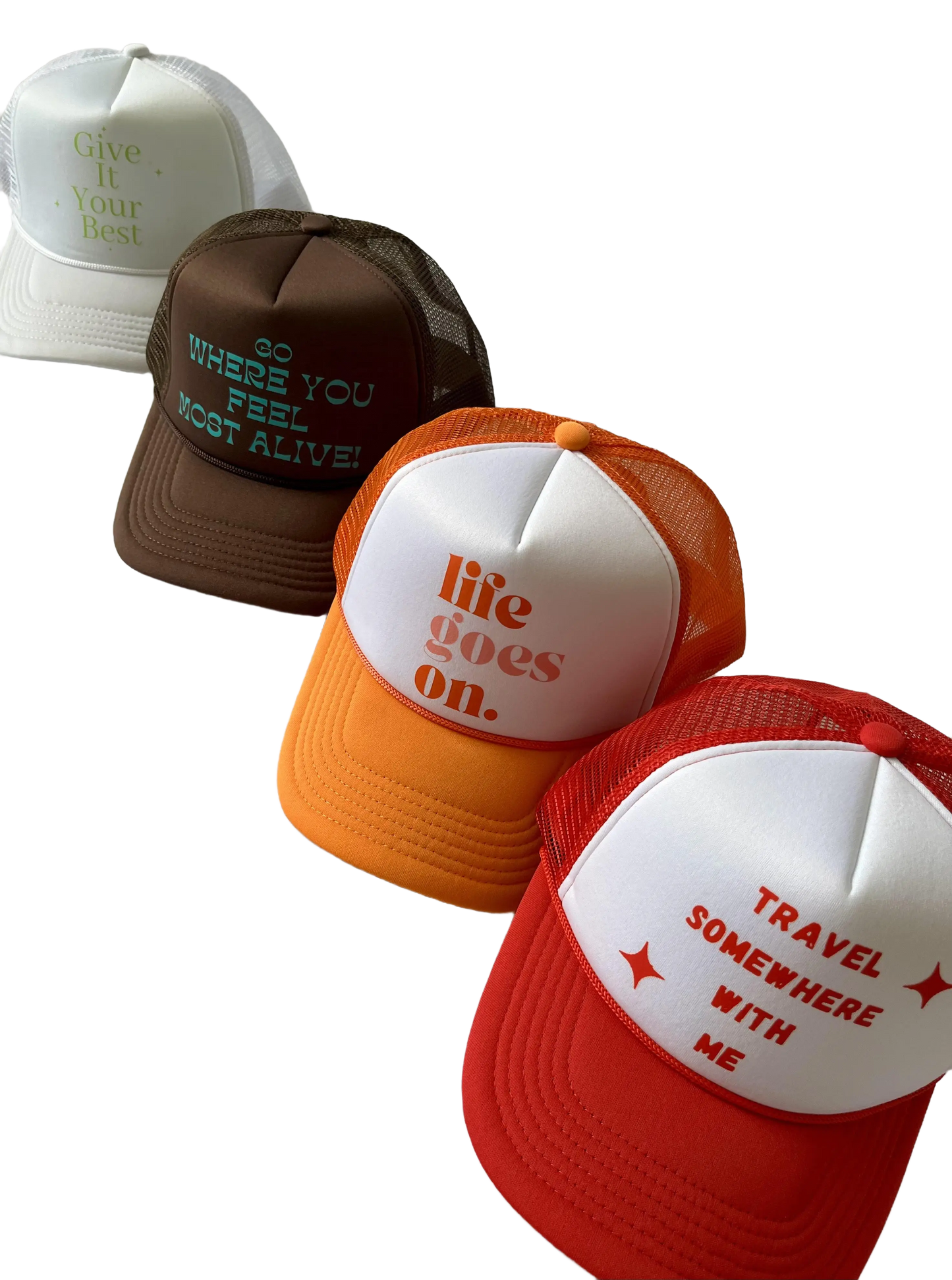 Go Where You Feel Most Alive Trucker Hat