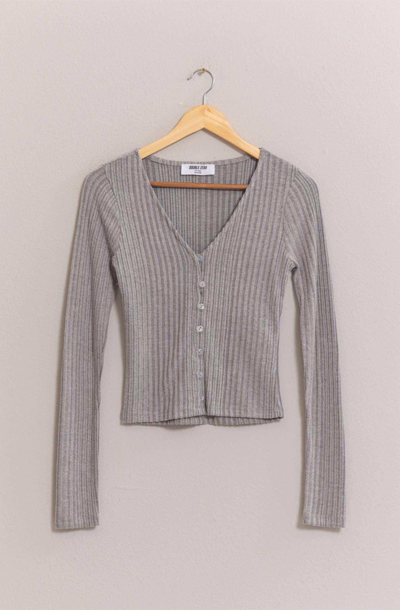 Urban Explorer Ribbed Button-Up Top