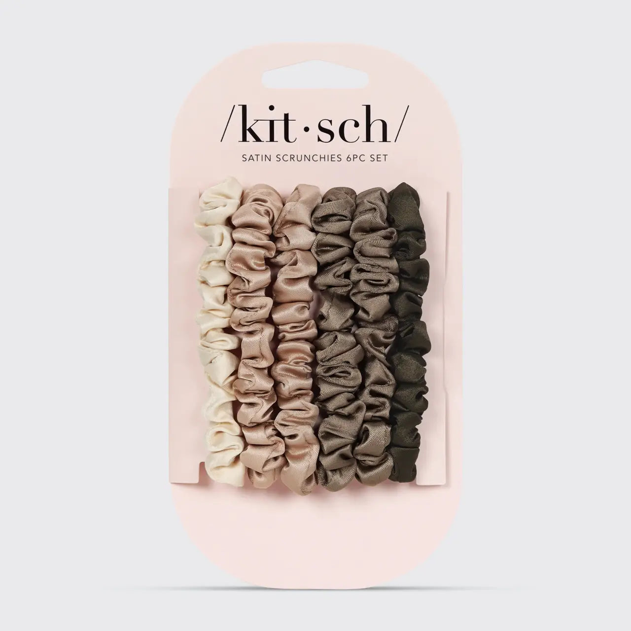 Kitsch Petite Satin Scrunchies - 6pk