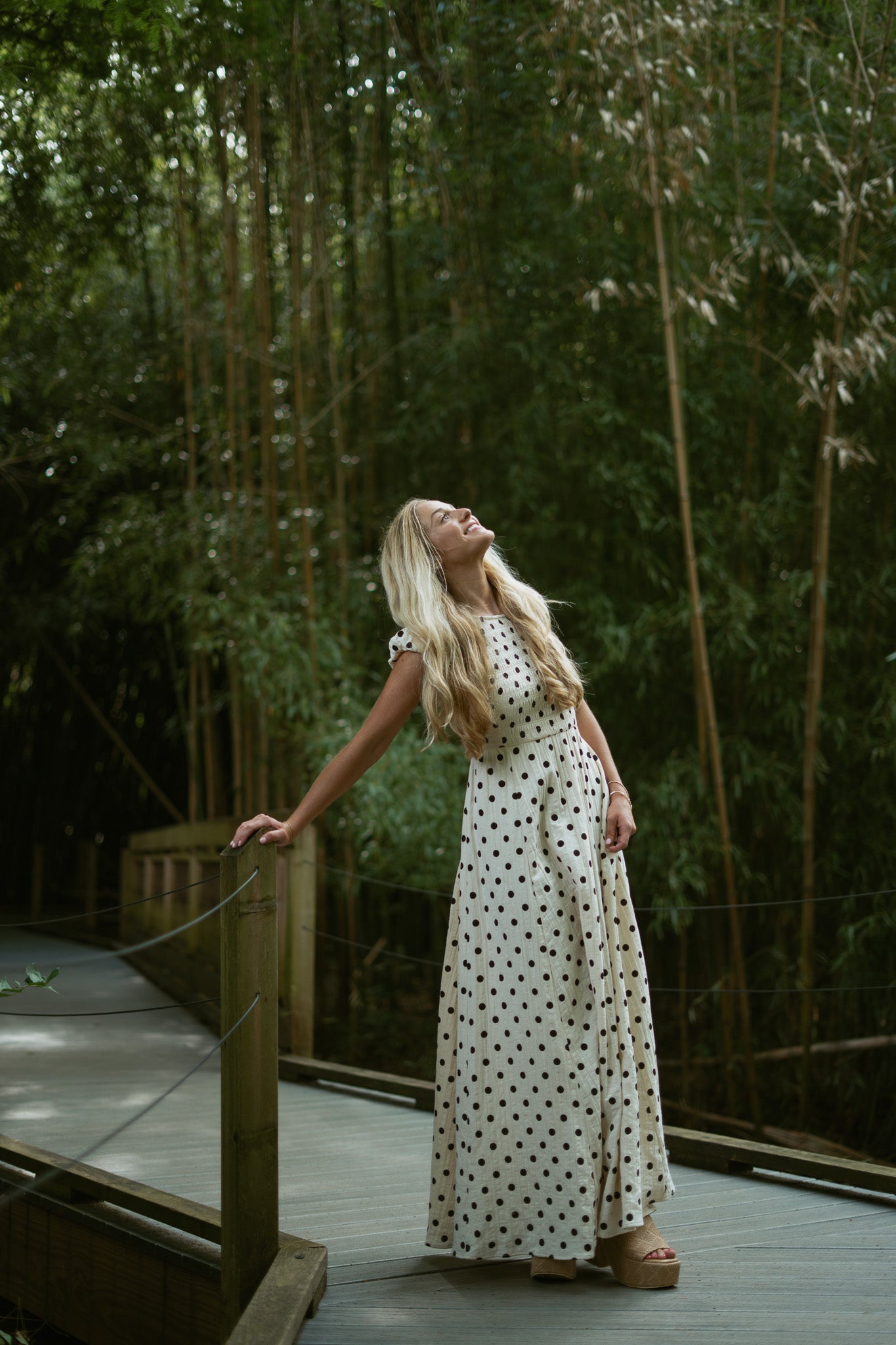 Palermo Polka Dots Open Back Dress