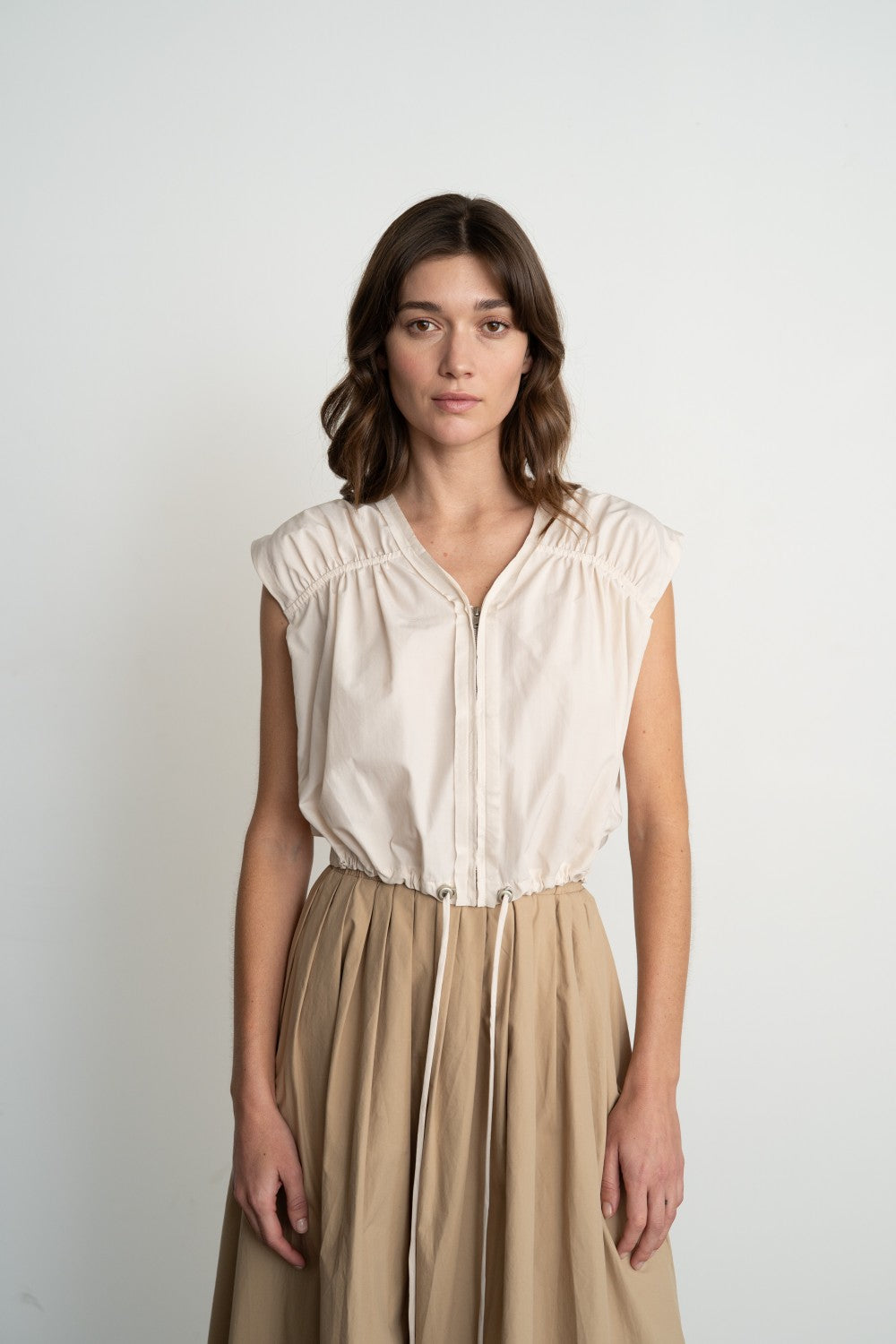 Soleil Zipper Top
