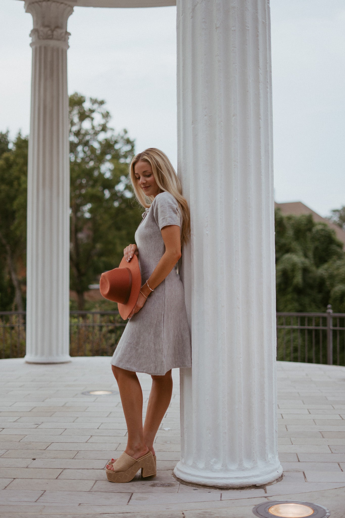 Roma Polo Collared Sweater Dress