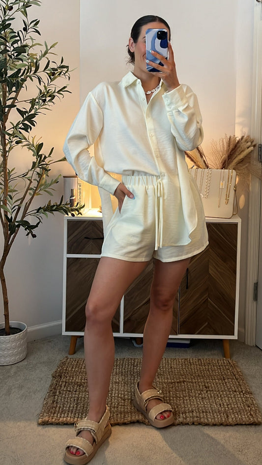 White Sands Button Down Top