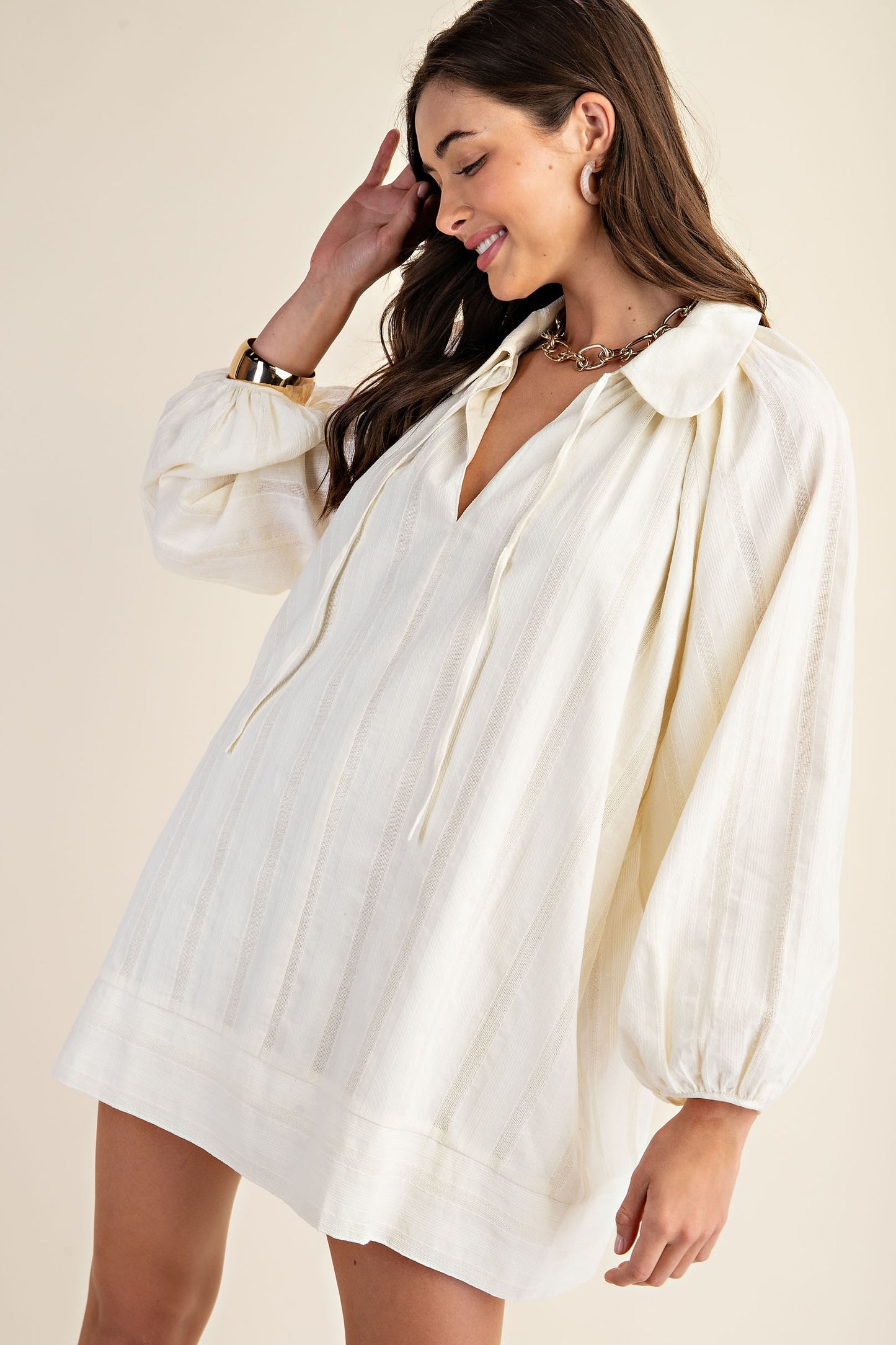 Alaskan Air Balloon Sleeve Dress