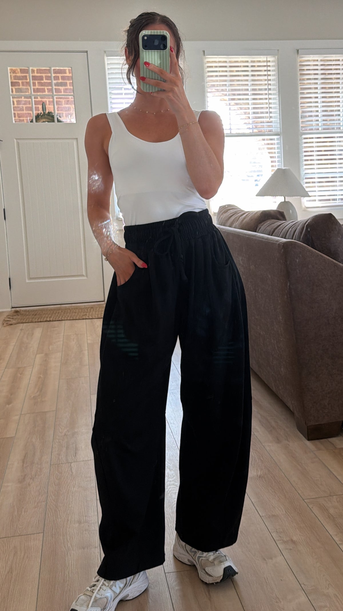 Midnight Cruise Barrel Trousers