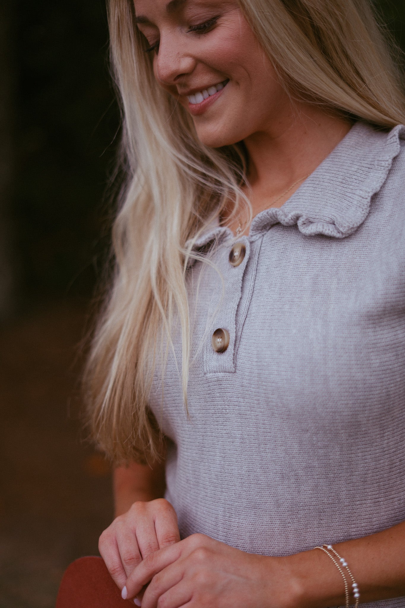 Roma Polo Collared Sweater Dress