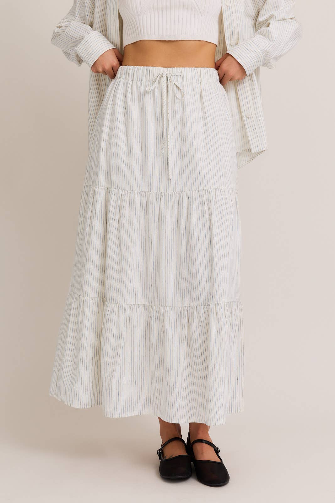 Sailboat Stripes Skirt