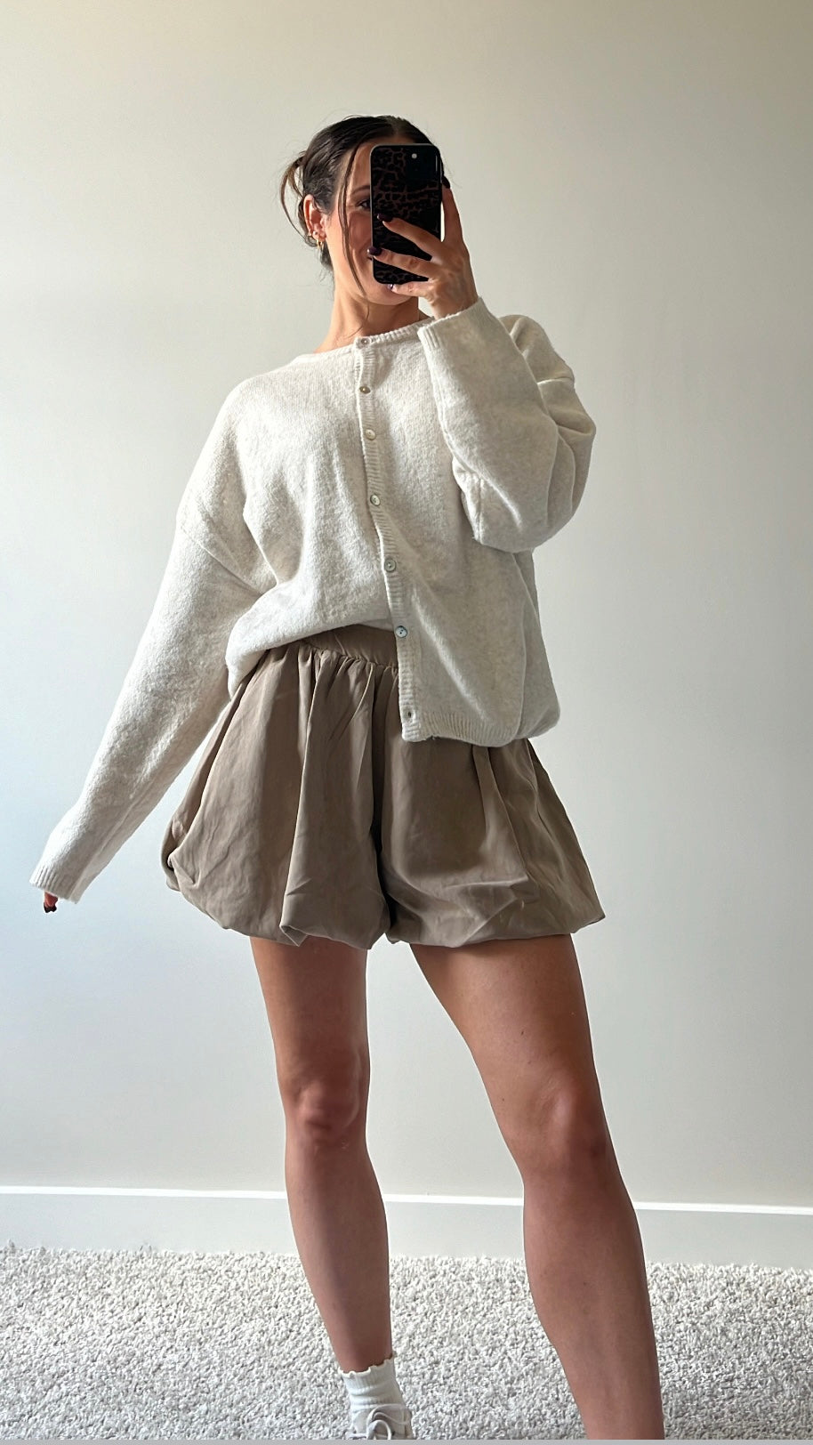 Cream Coast Cardigan Sweater
