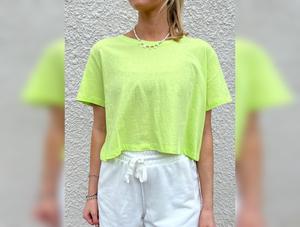 Travel Loving Cropped Tee