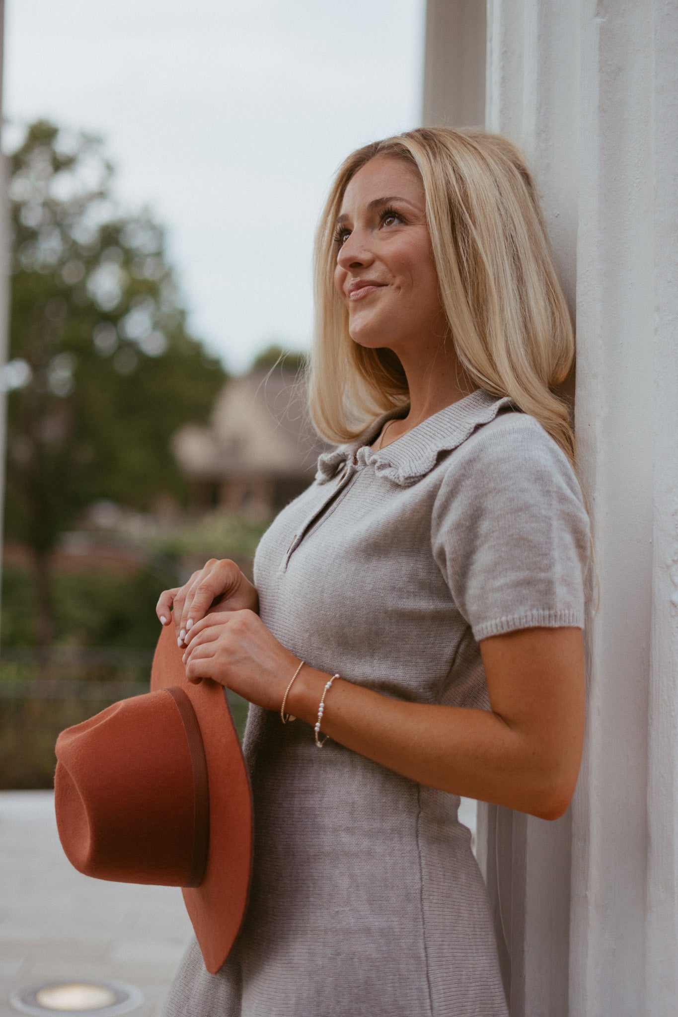 Roma Polo Collared Sweater Dress