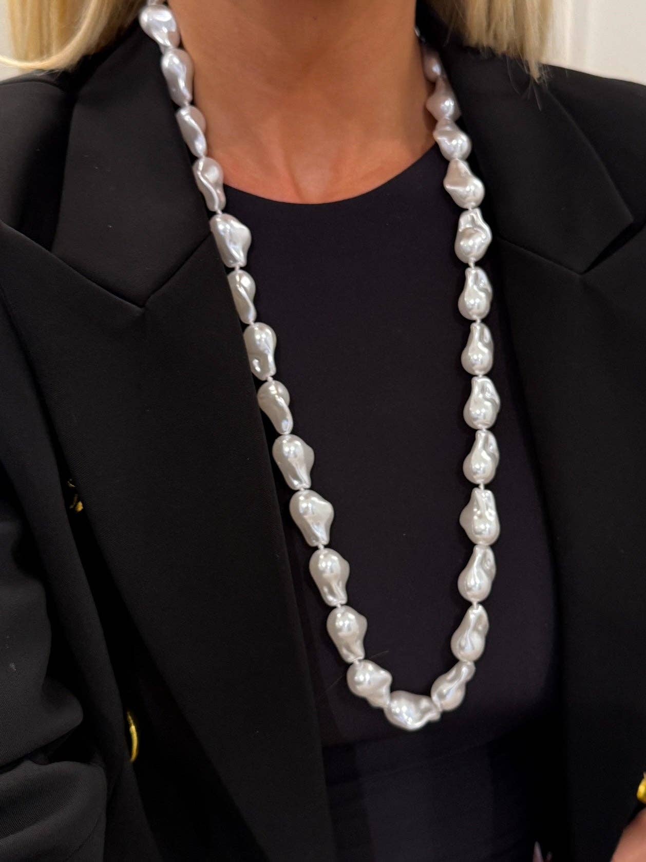 Pearl Pacifica Double Wrap Necklace