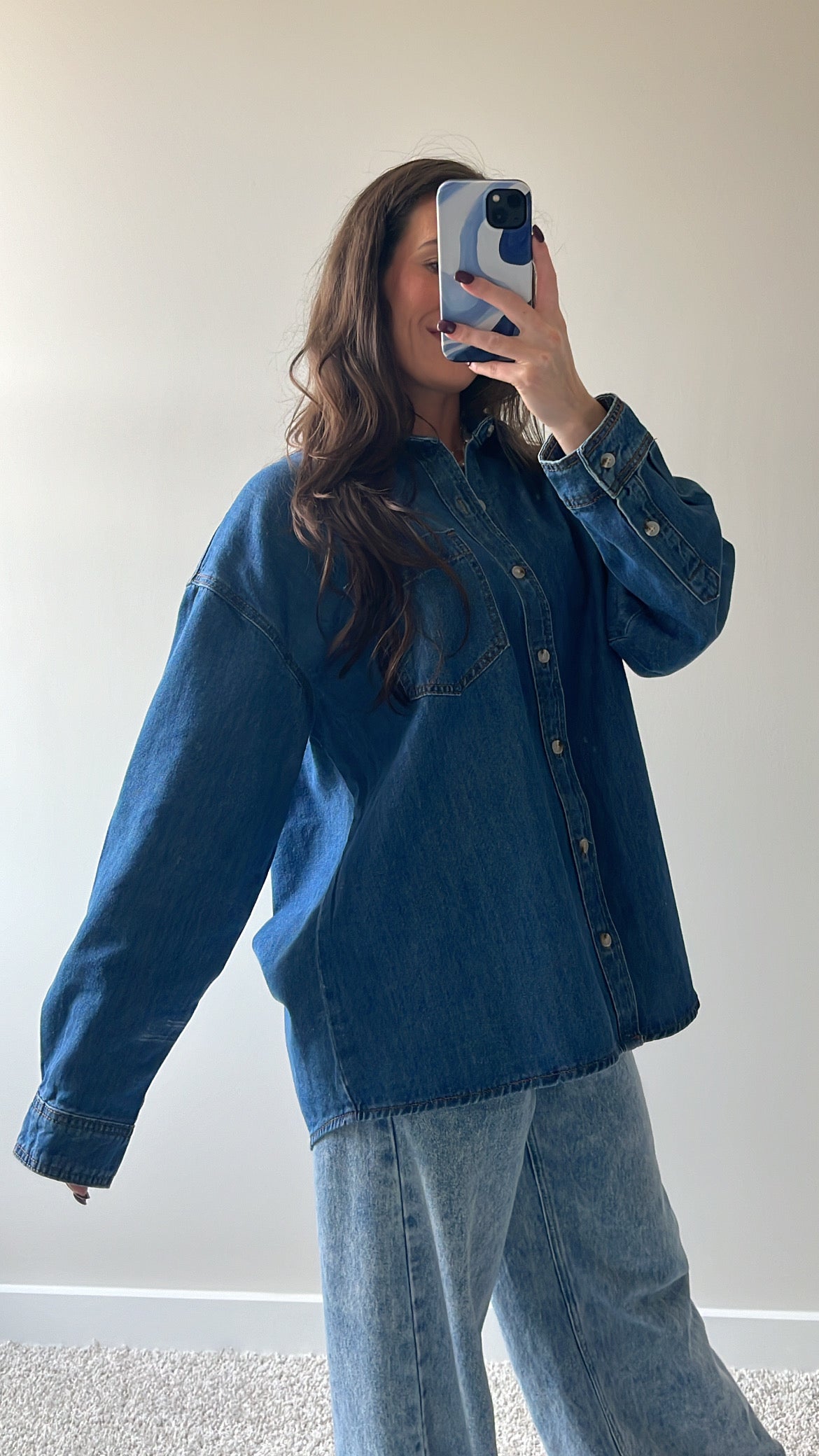 Spiked Cafè Button Down Top