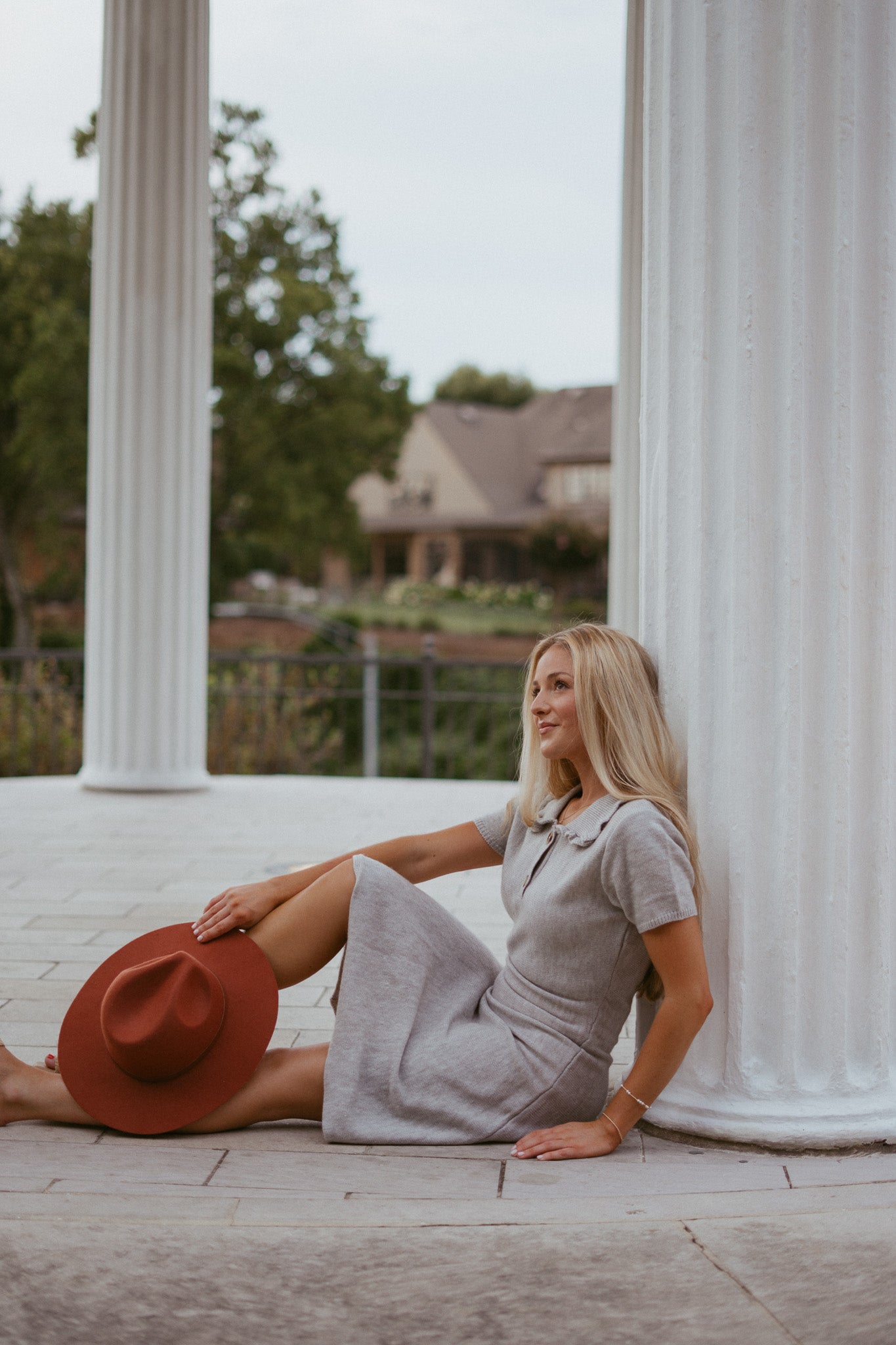 Roma Polo Collared Sweater Dress