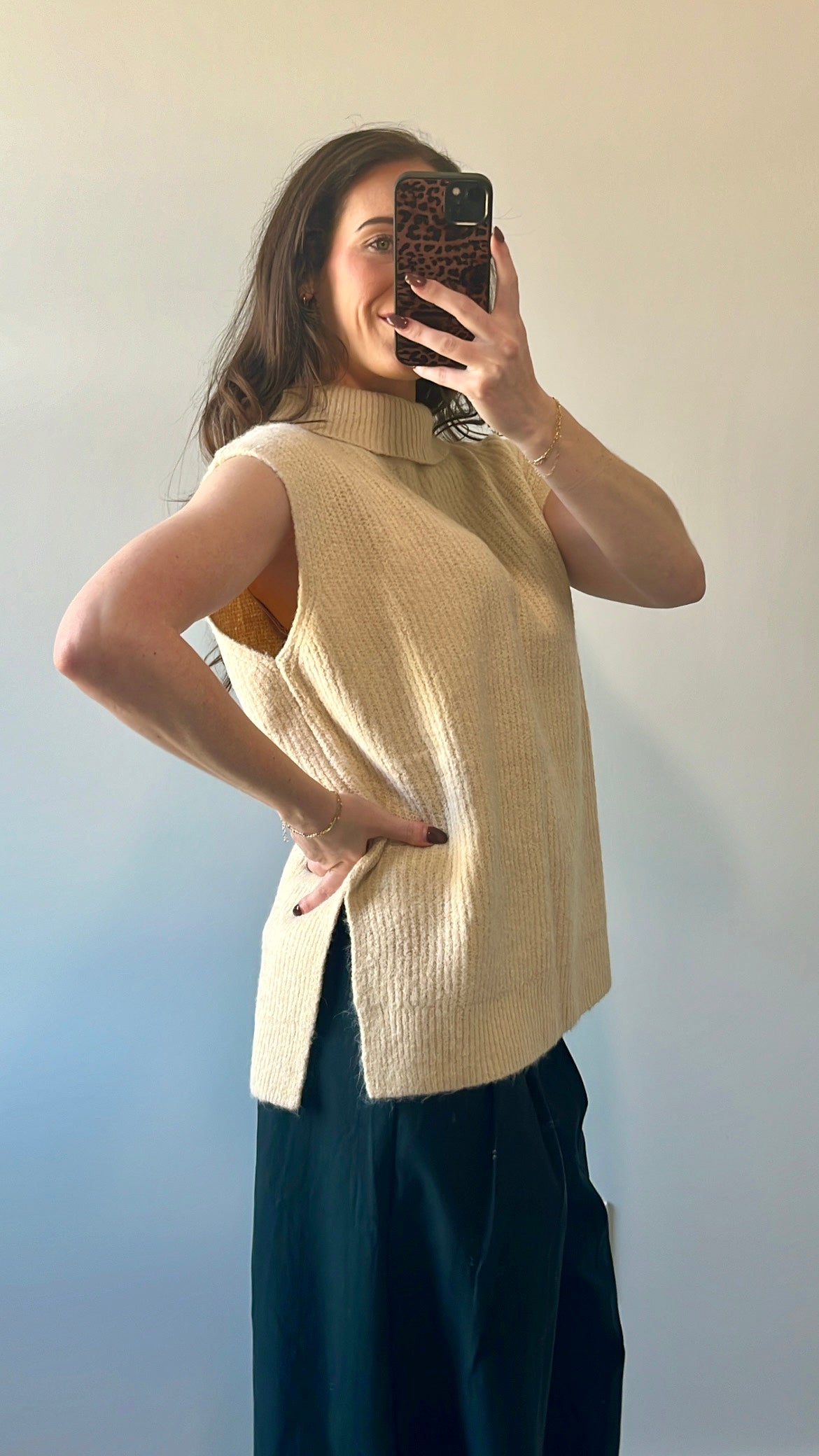 Crème Brûlée Turtleneck Sweater