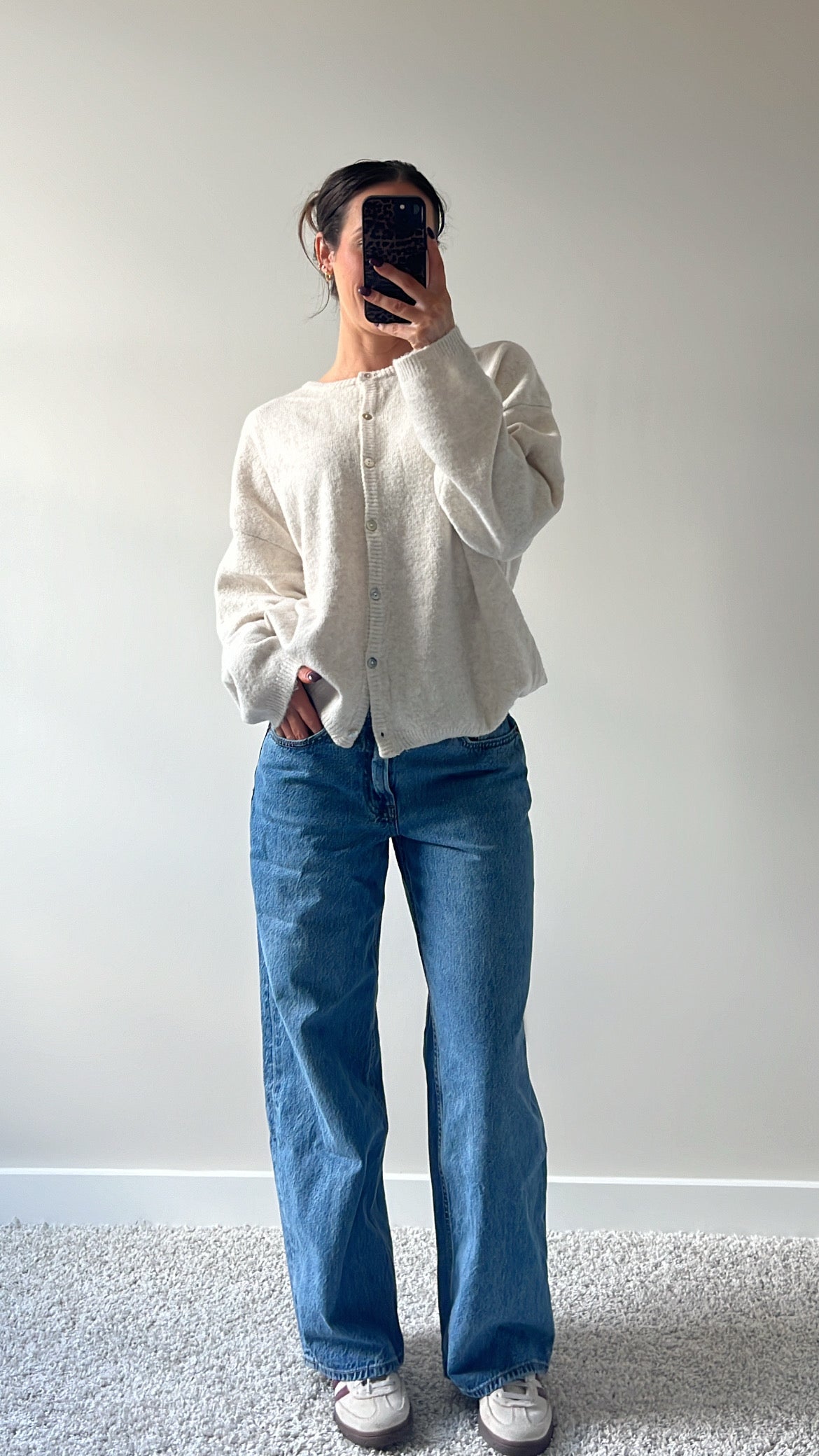 Cream Coast Cardigan Sweater