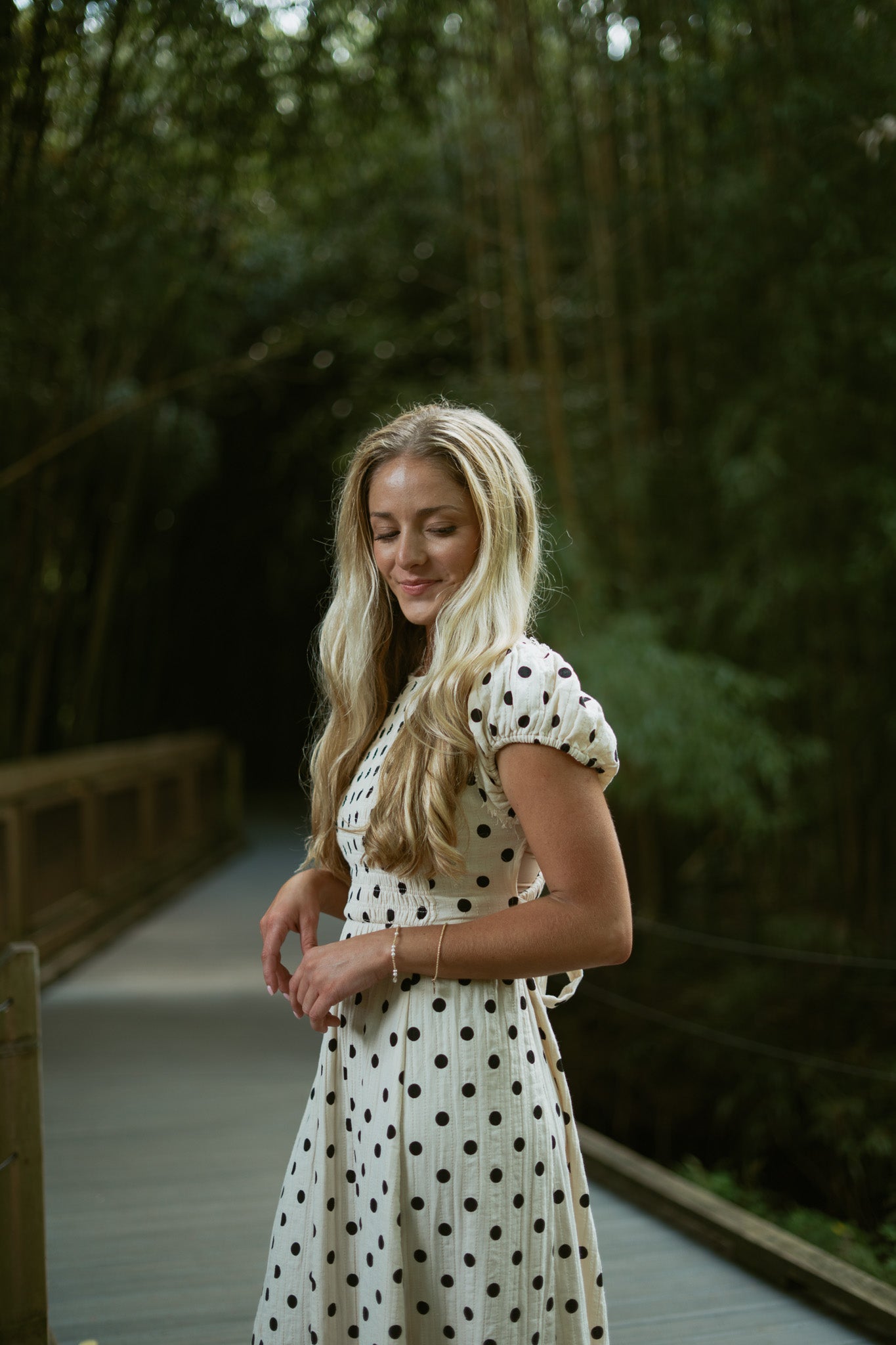 Palermo Polka Dots Open Back Dress