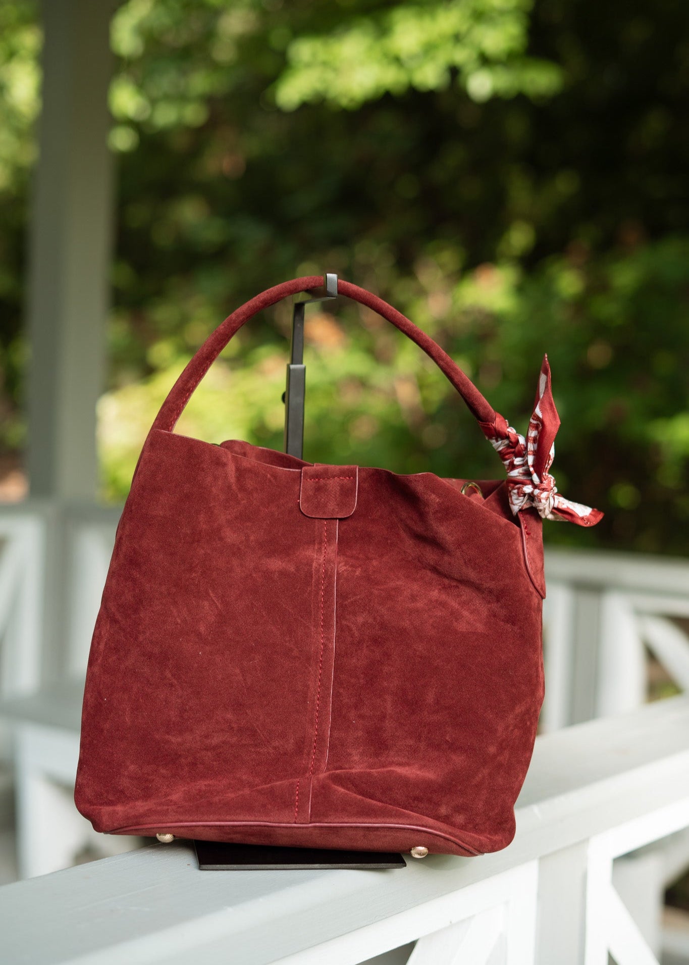 Holland Suede Scarf Handbag