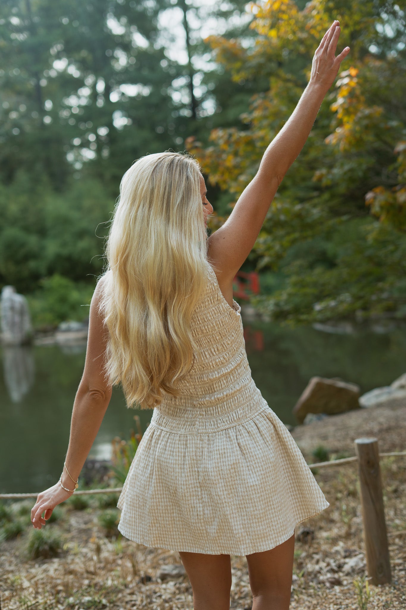 Bellina Gingham Romper