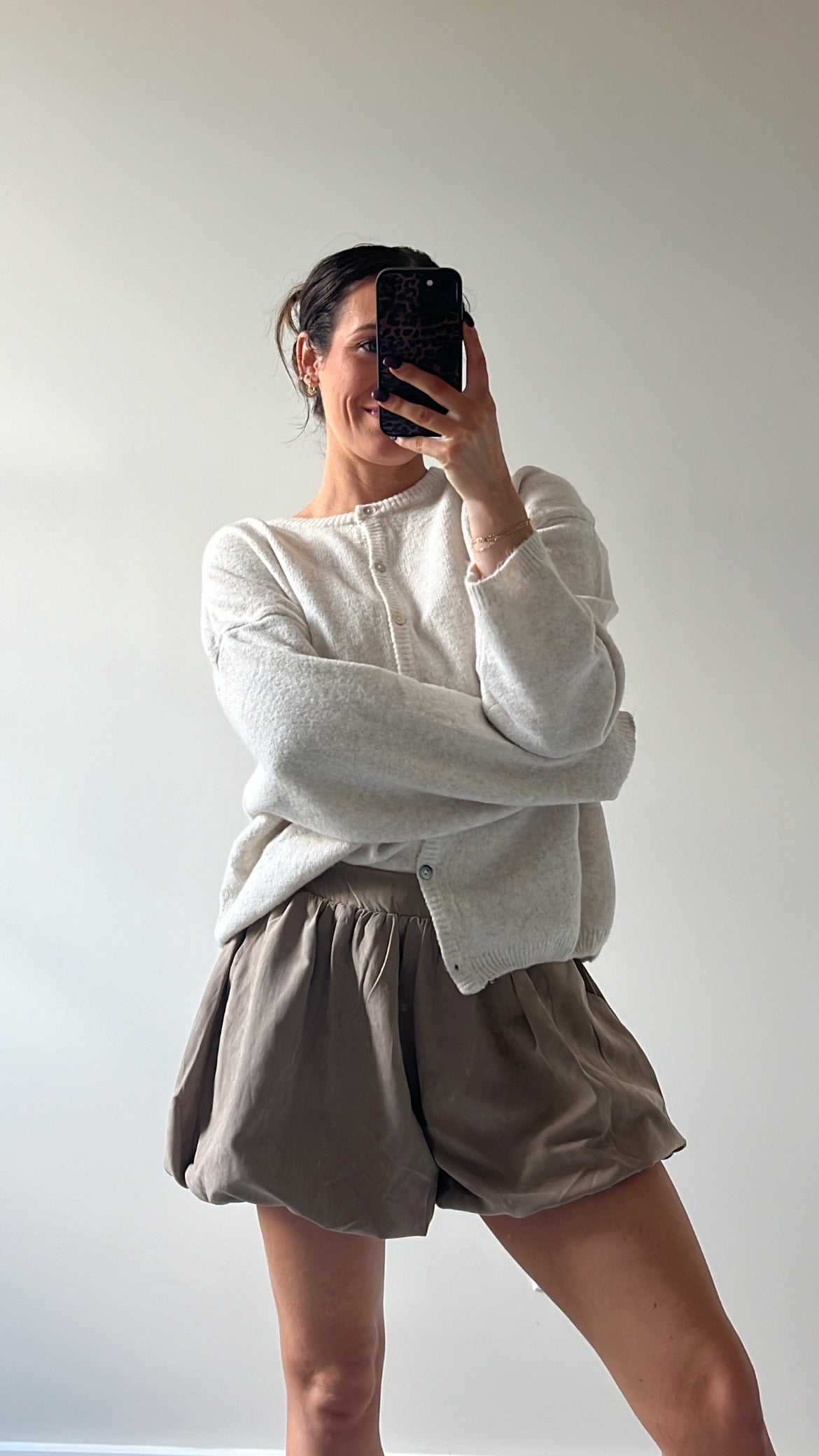 Cream Coast Cardigan Sweater