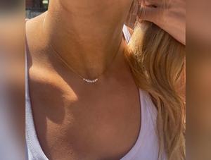 Sunny Sands Dainty Pearl Waterproof Necklace