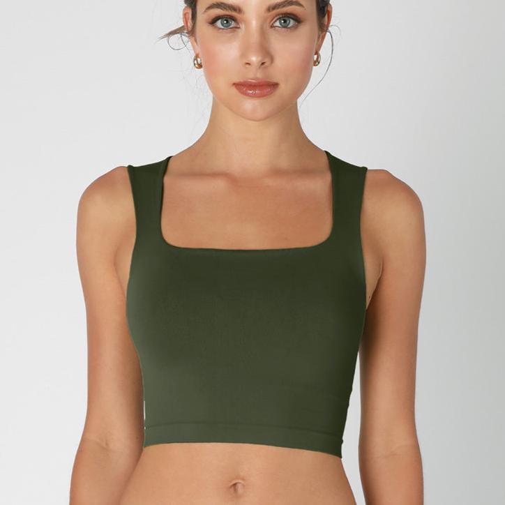 Crisp Air Square Neck Top