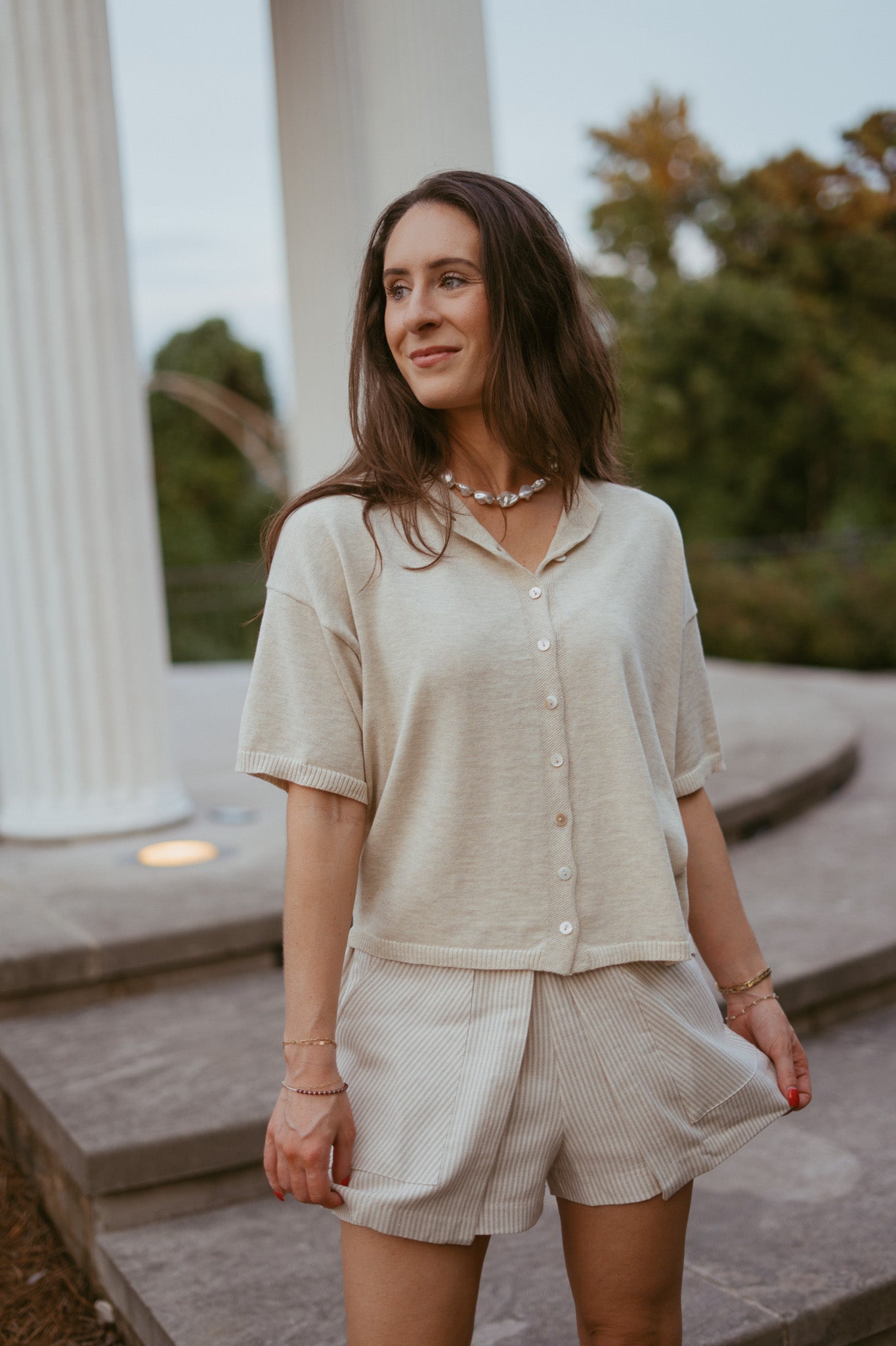 Porto Relaxed Cardigan Sweater