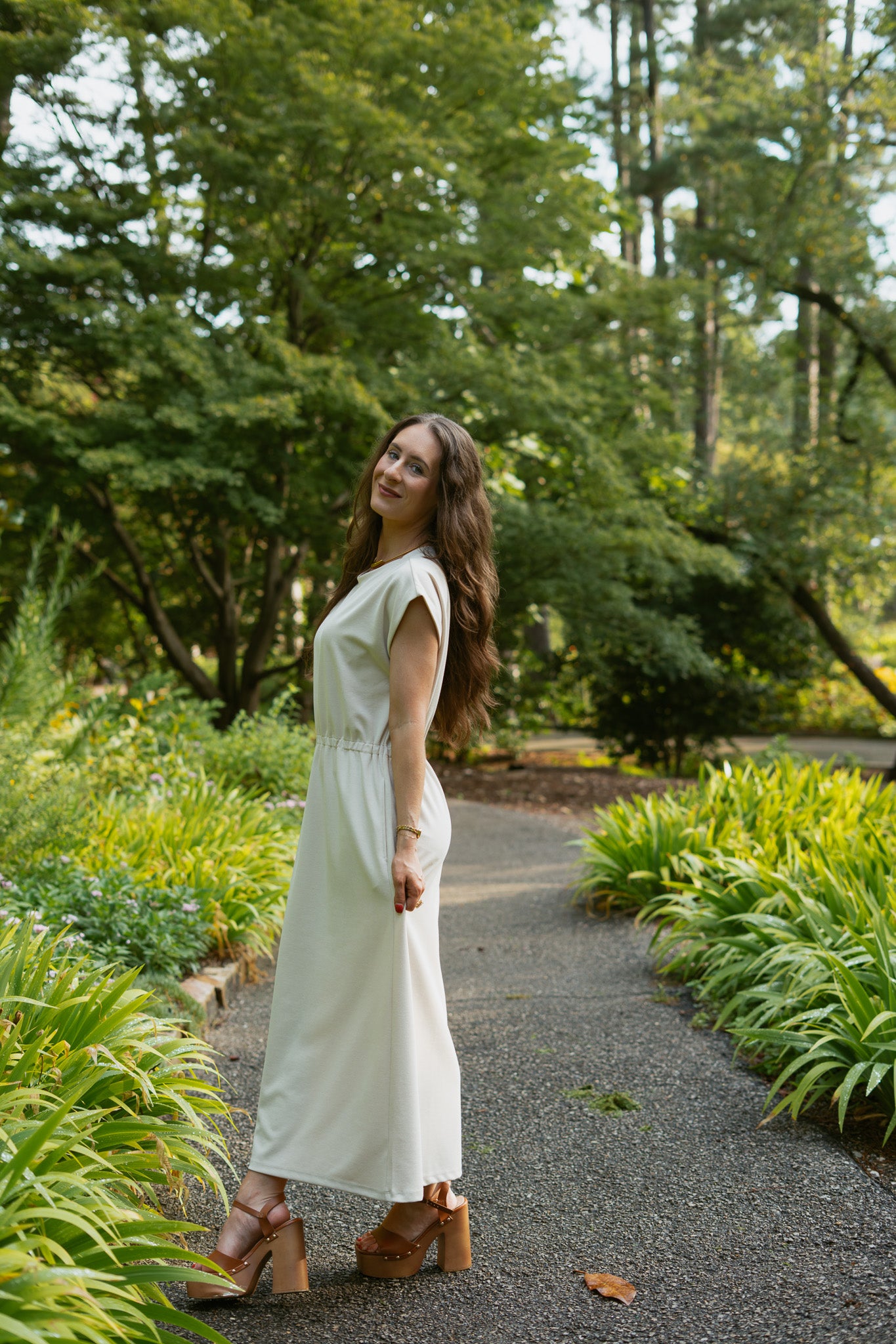 Tuscan Countryside Maxi Dress