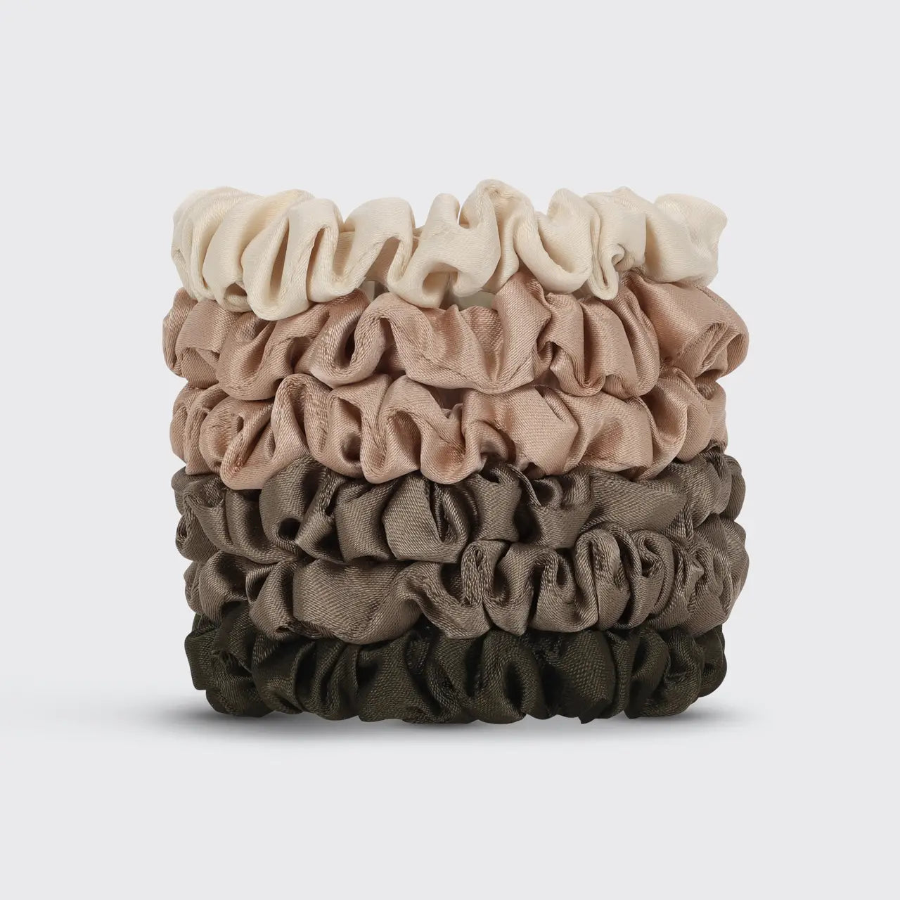 Kitsch Petite Satin Scrunchies - 6pk