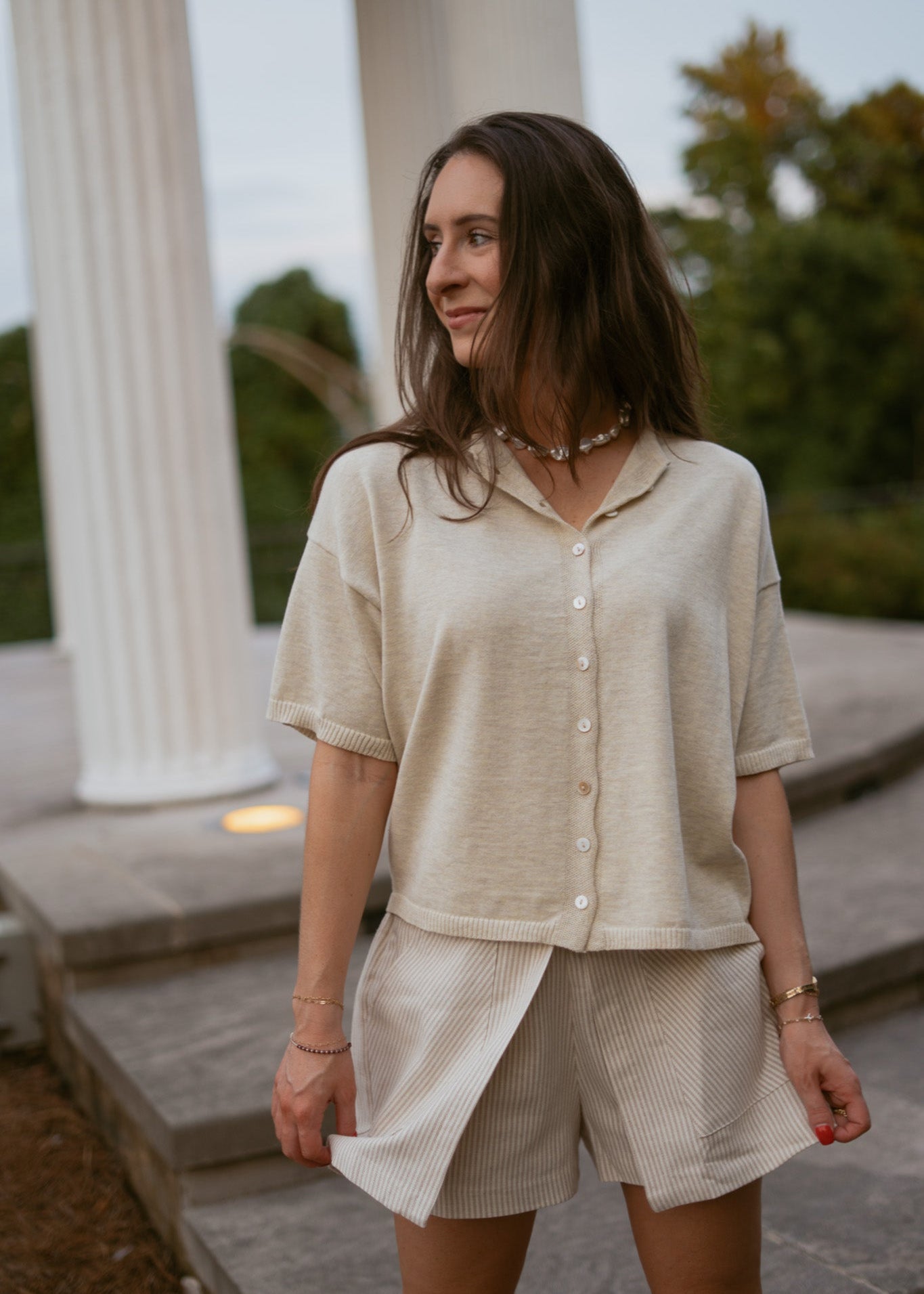 Porto Relaxed Cardigan Sweater