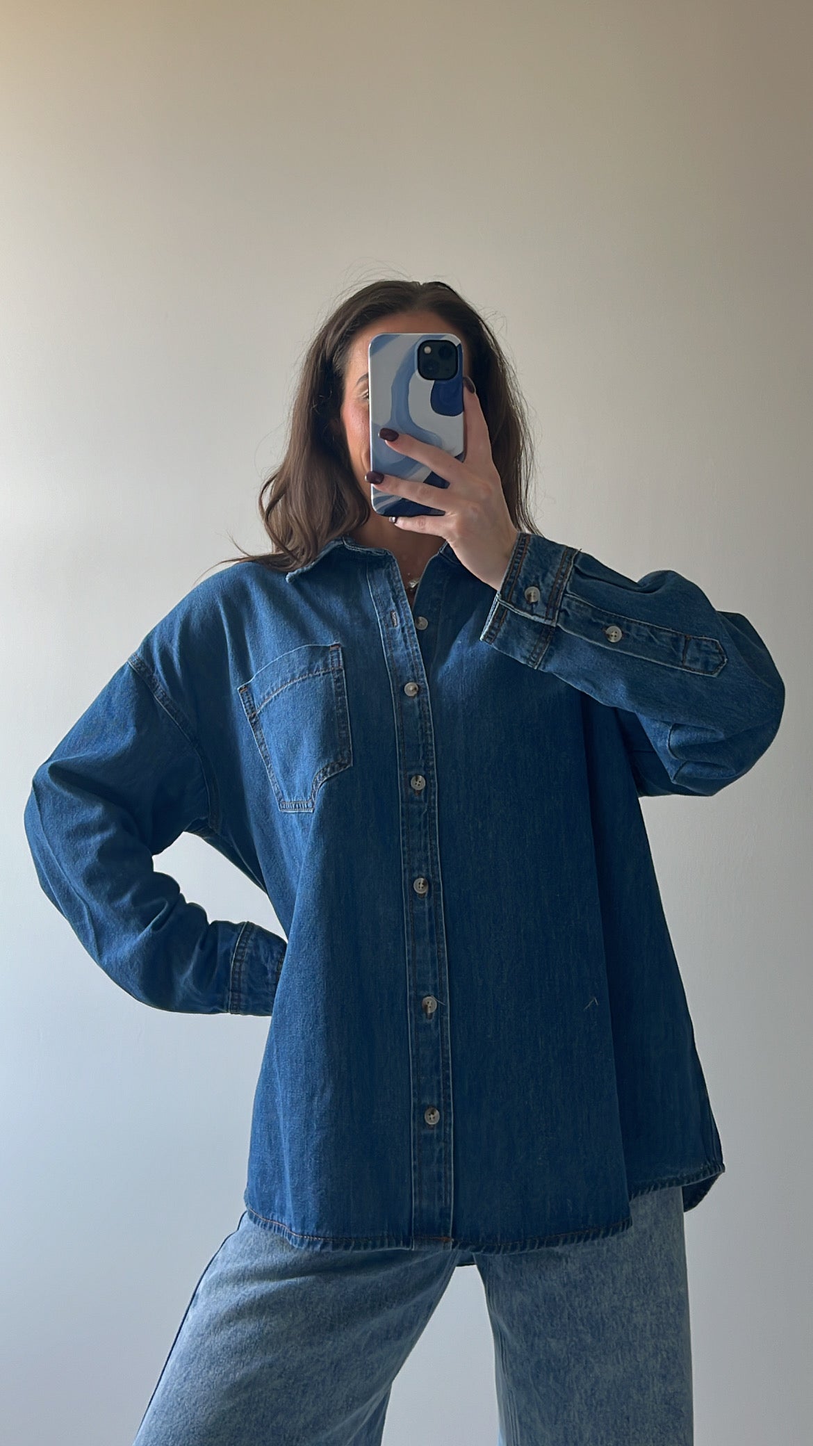 Spiked Cafè Button Down Top