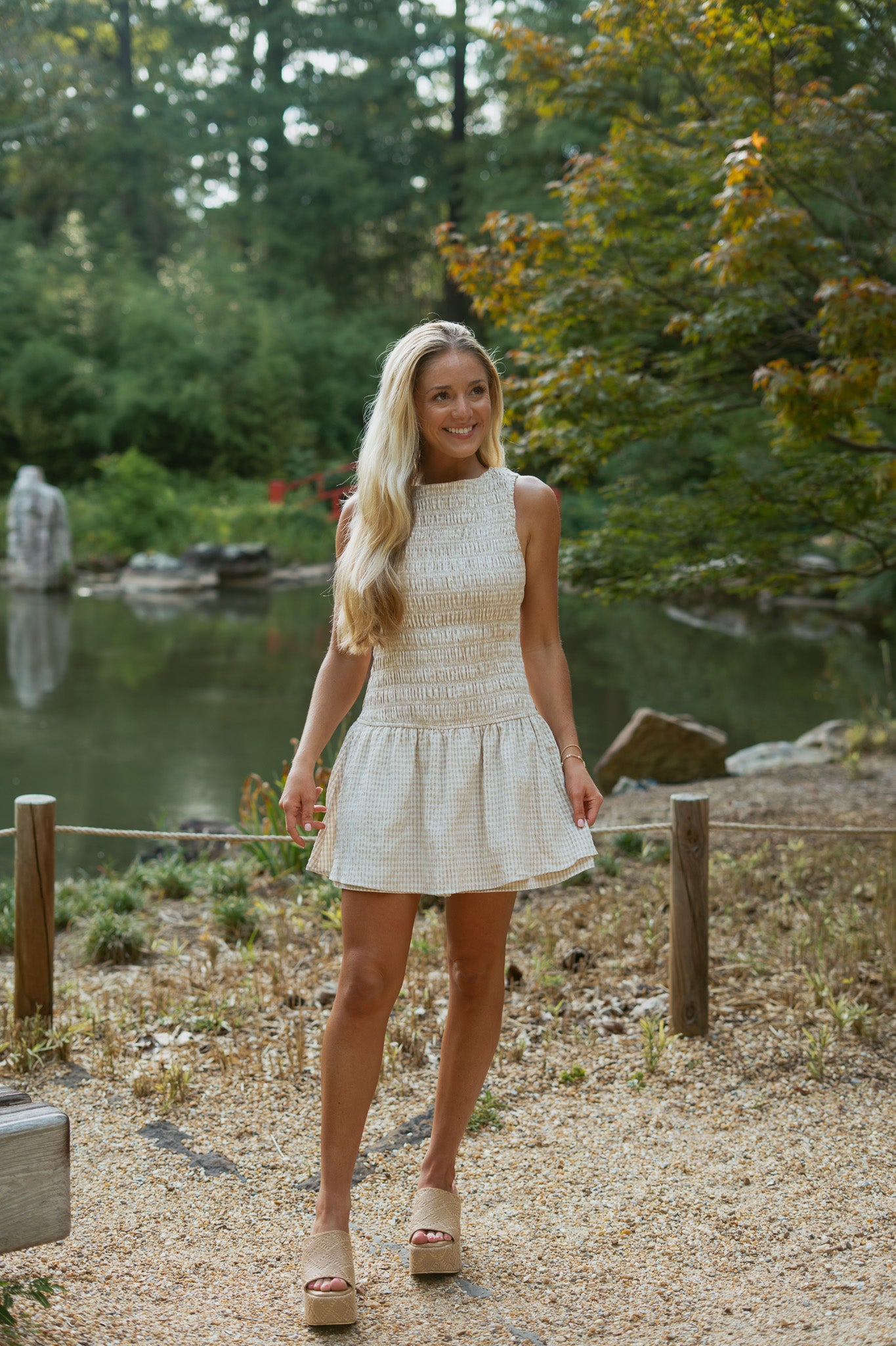 Bellina Gingham Romper