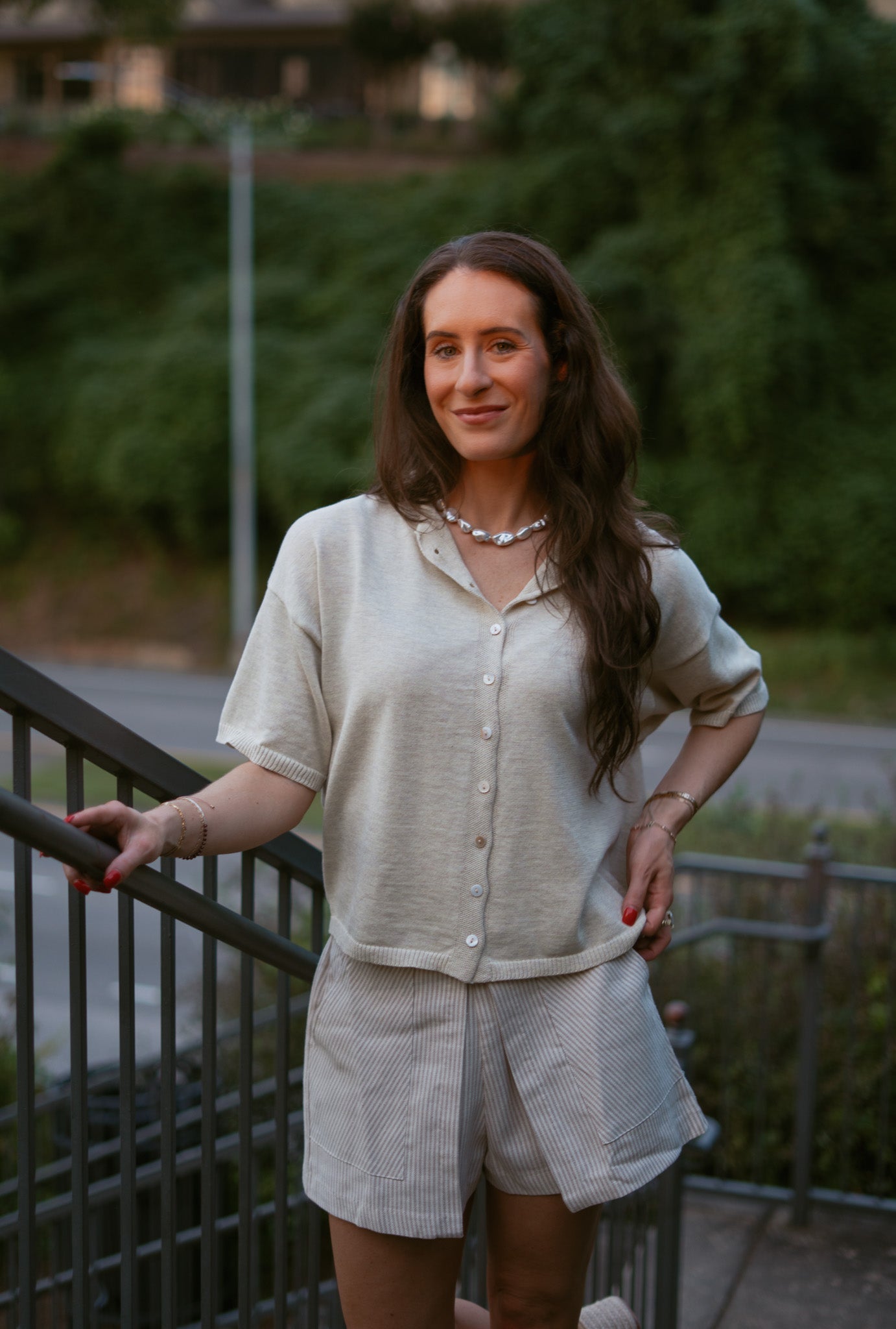 Porto Relaxed Cardigan Sweater