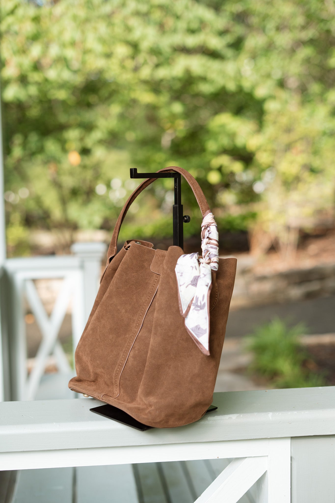 Holland Suede Scarf Handbag