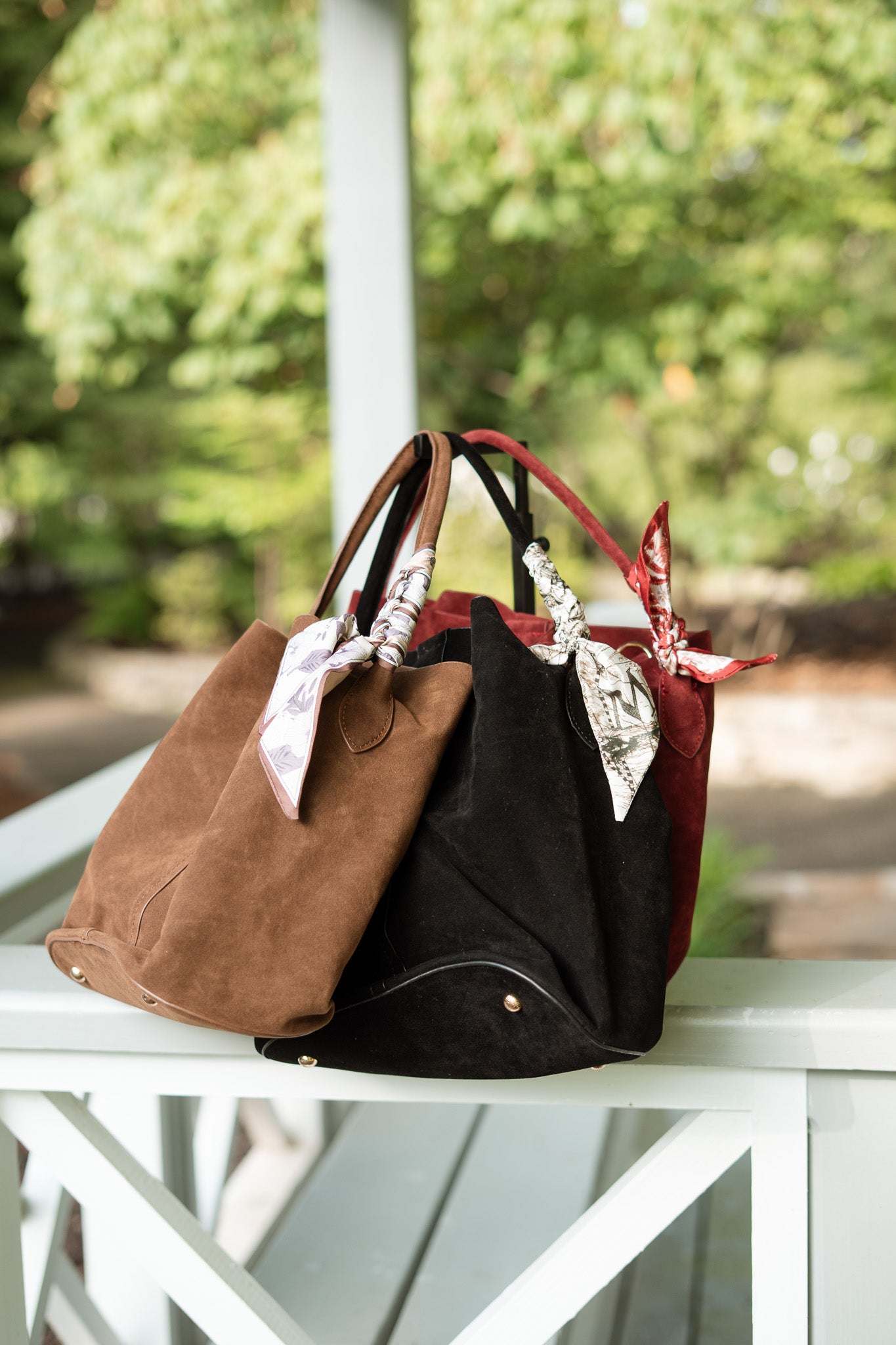 Holland Suede Scarf Handbag