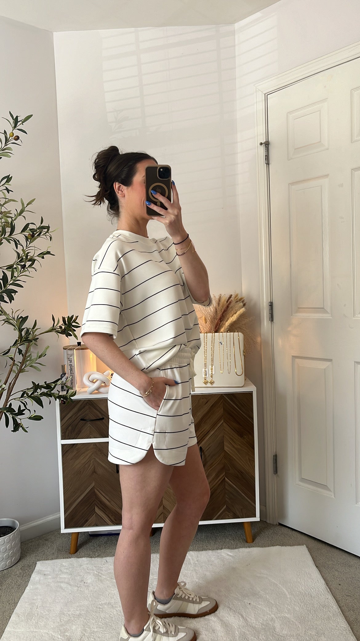 Roam Free Basic Short Sleeve Stripe Top