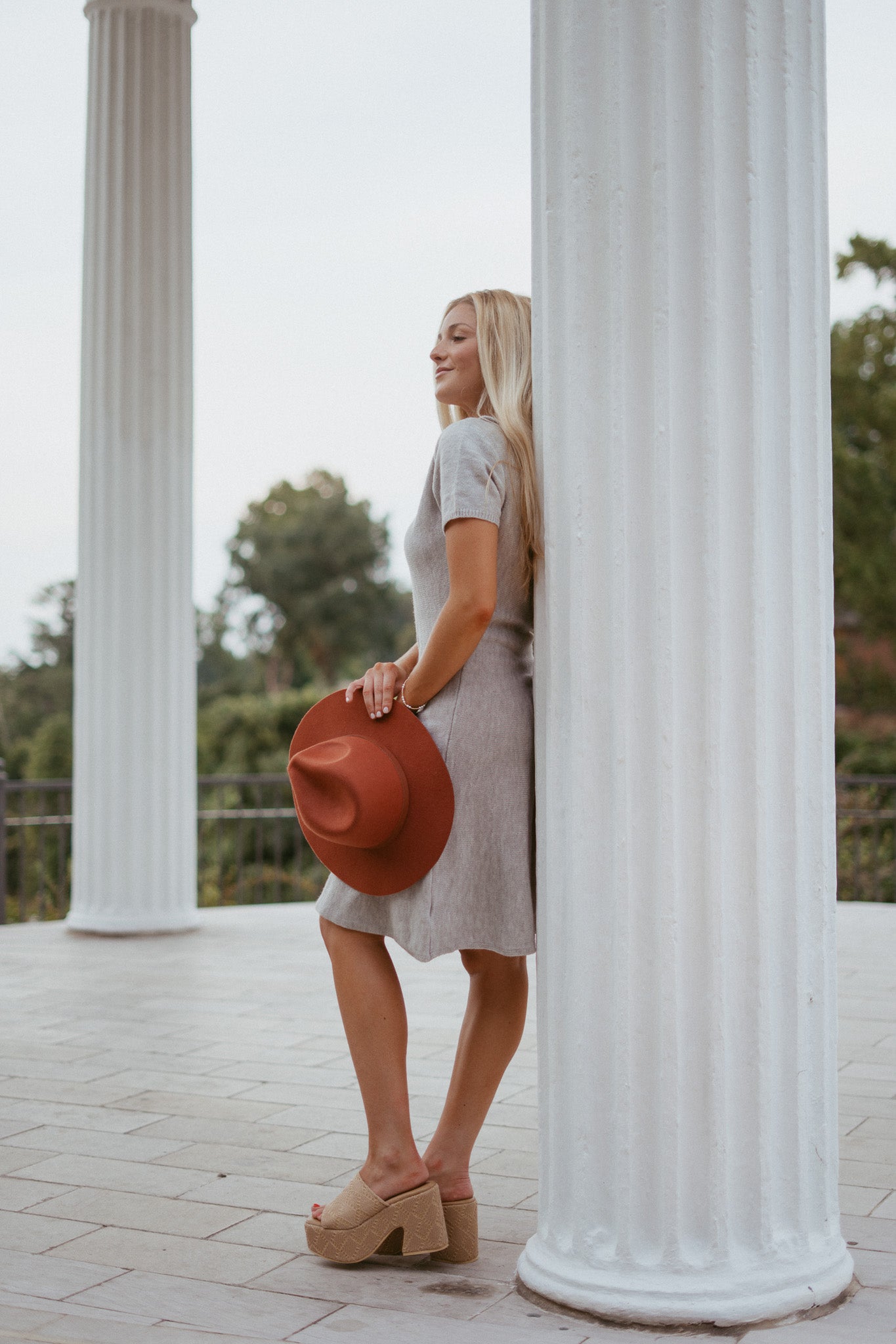 Roma Polo Collared Sweater Dress