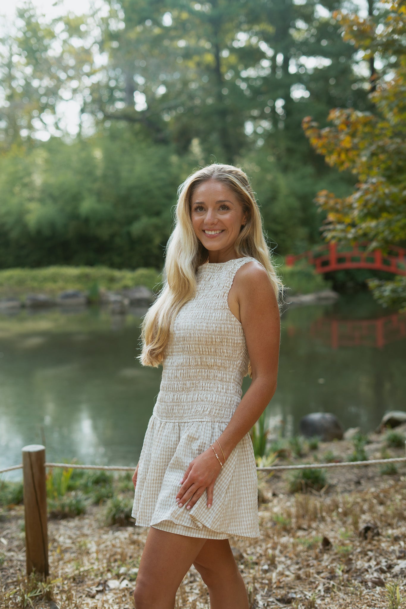 Bellina Gingham Romper