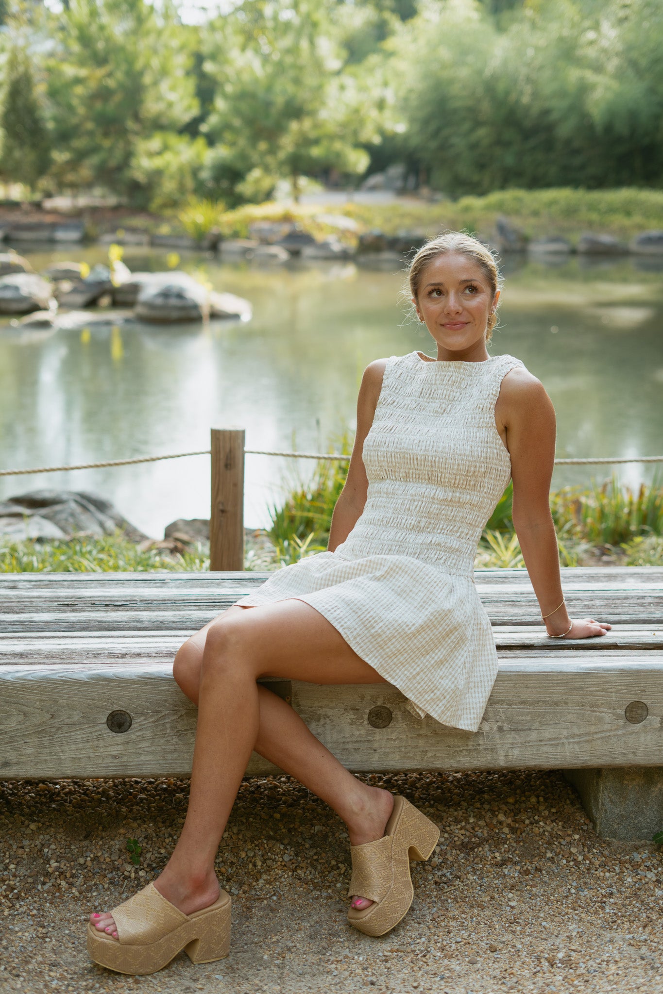 Bellina Gingham Romper