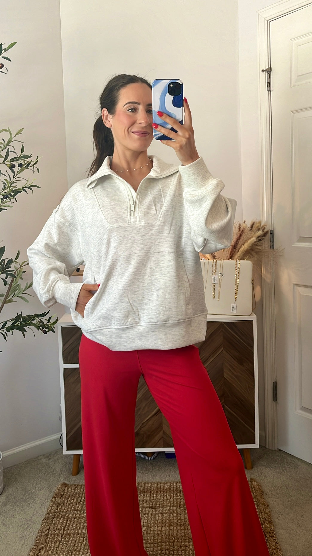 Roam Free Modal Quarter Zip Pullover