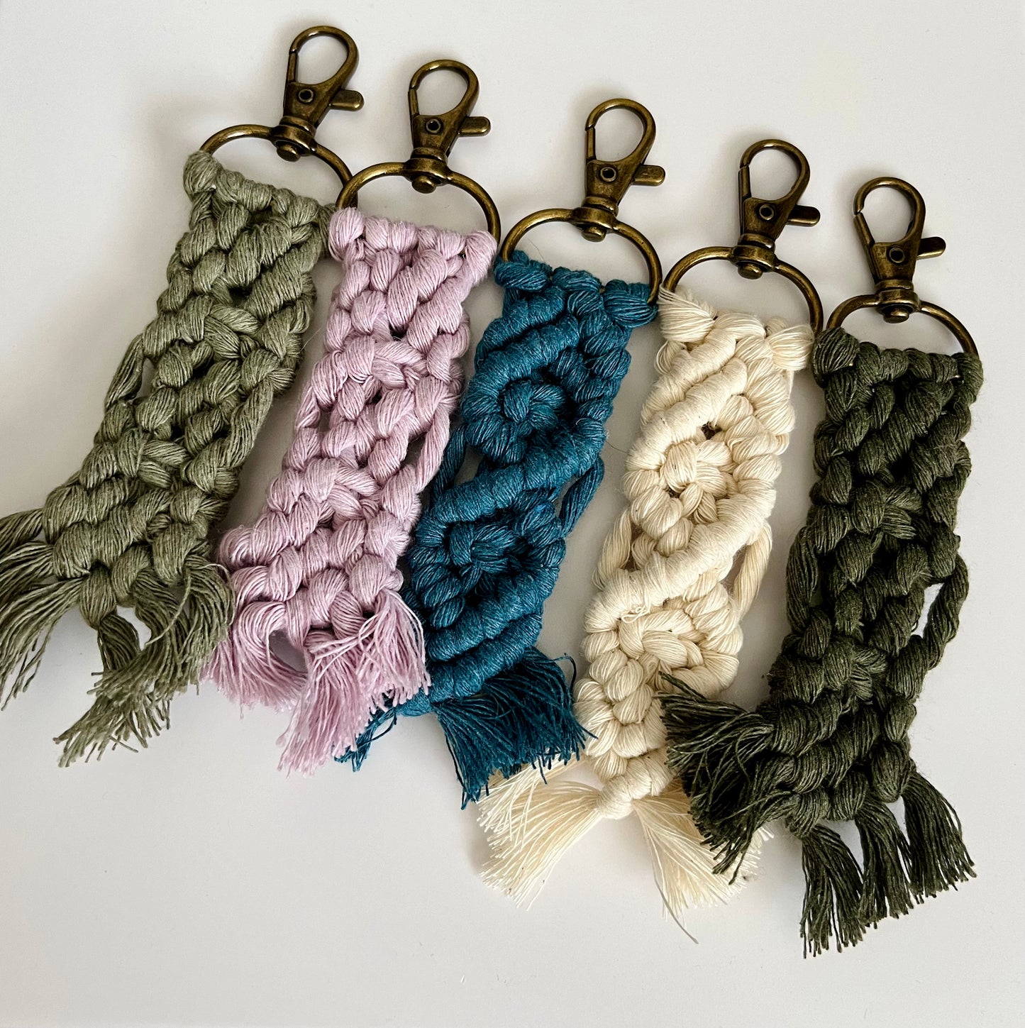 Boho Macramé Travel Keychain