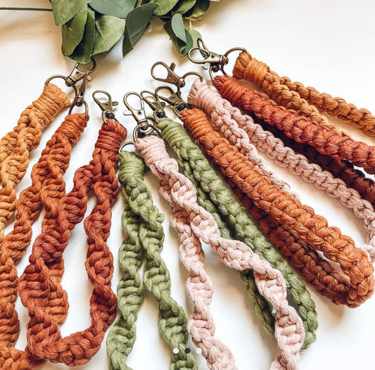 Boho Macramé Travel Wristlet