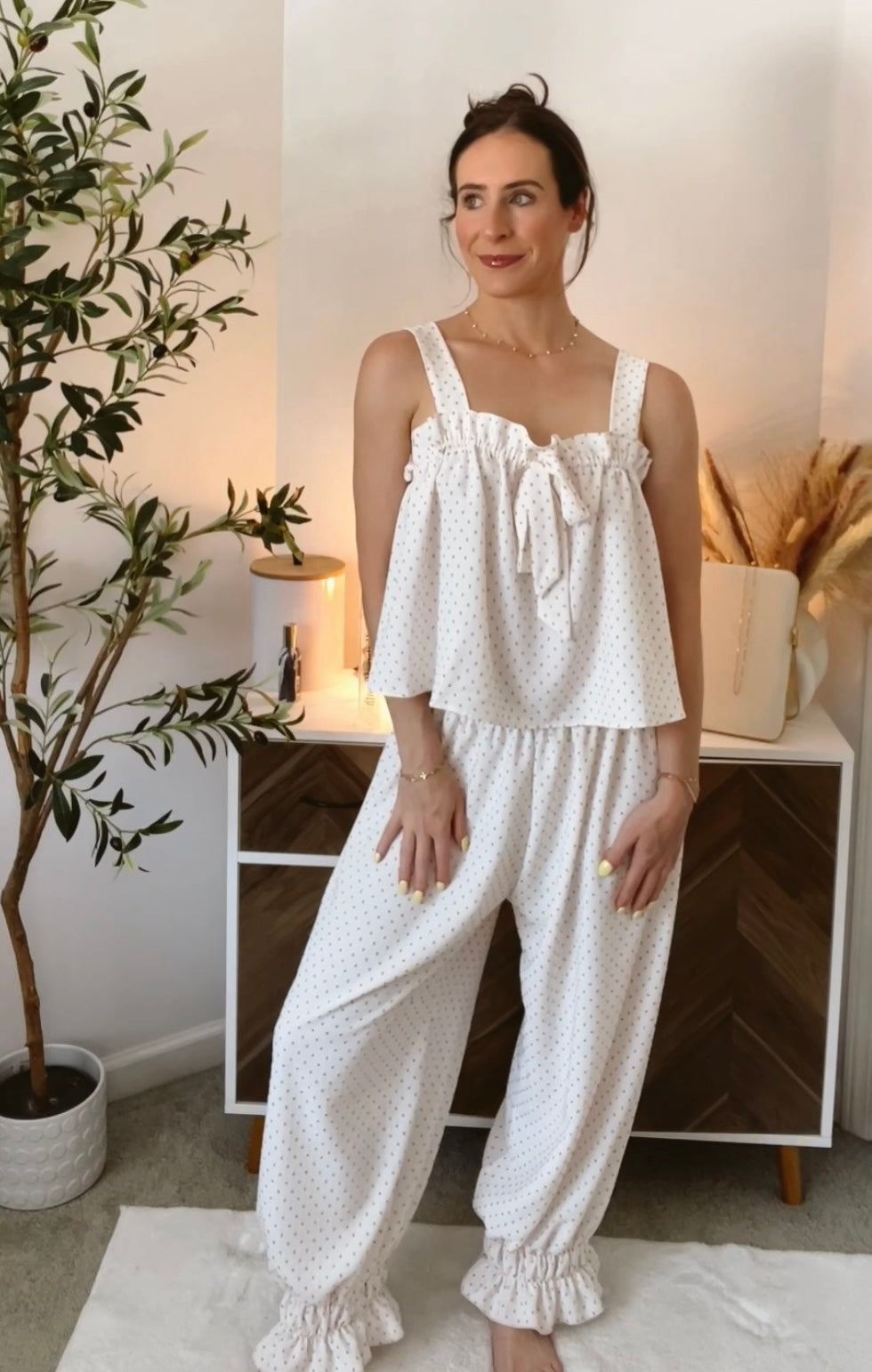 Sunset Confetti Pajama Set