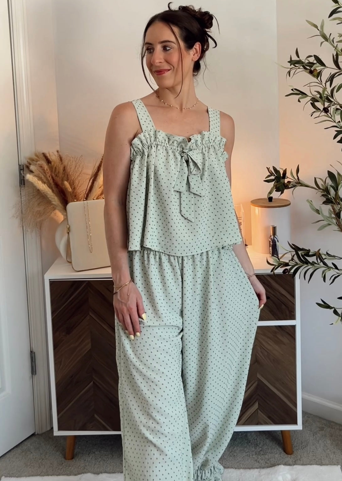 Sunset Confetti Pajama Set