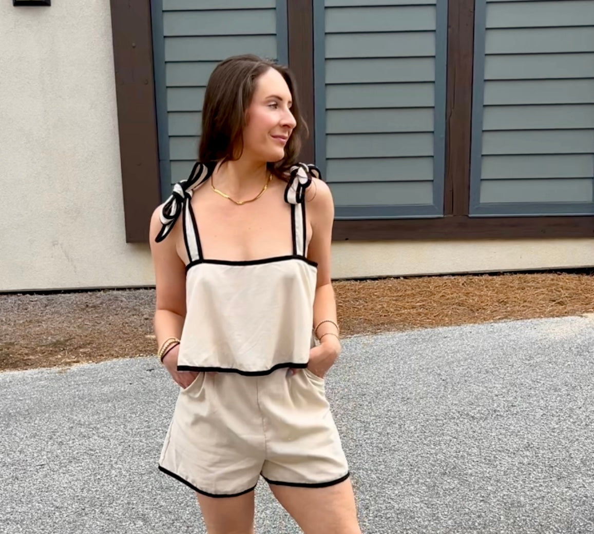 Paradise Palms Romper