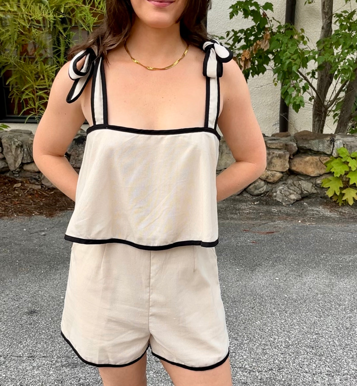 Paradise Palms Romper