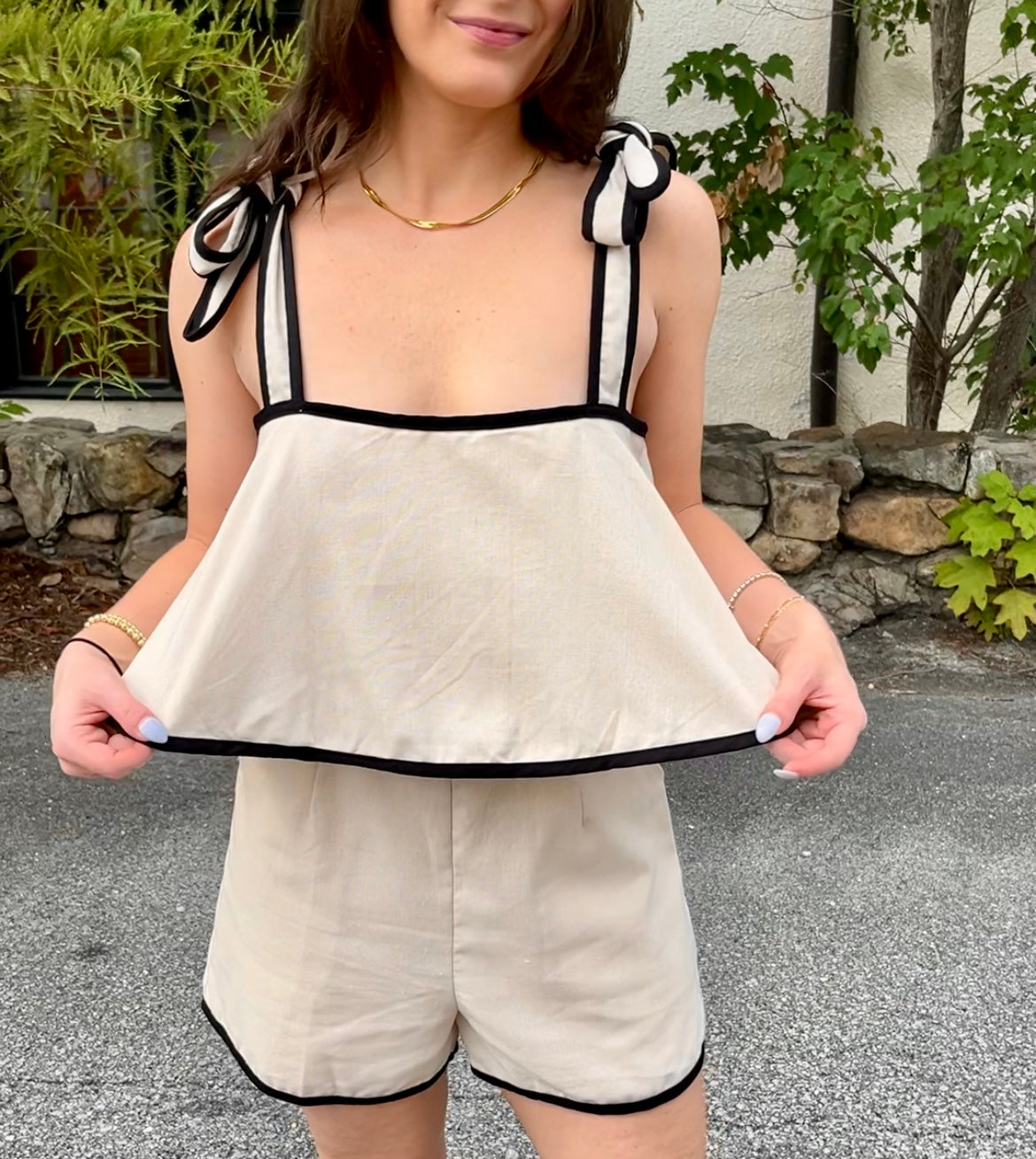 Paradise Palms Romper