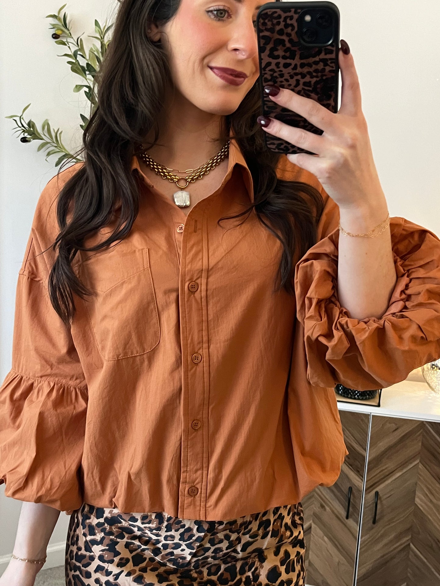 Luxe Compass Blouse