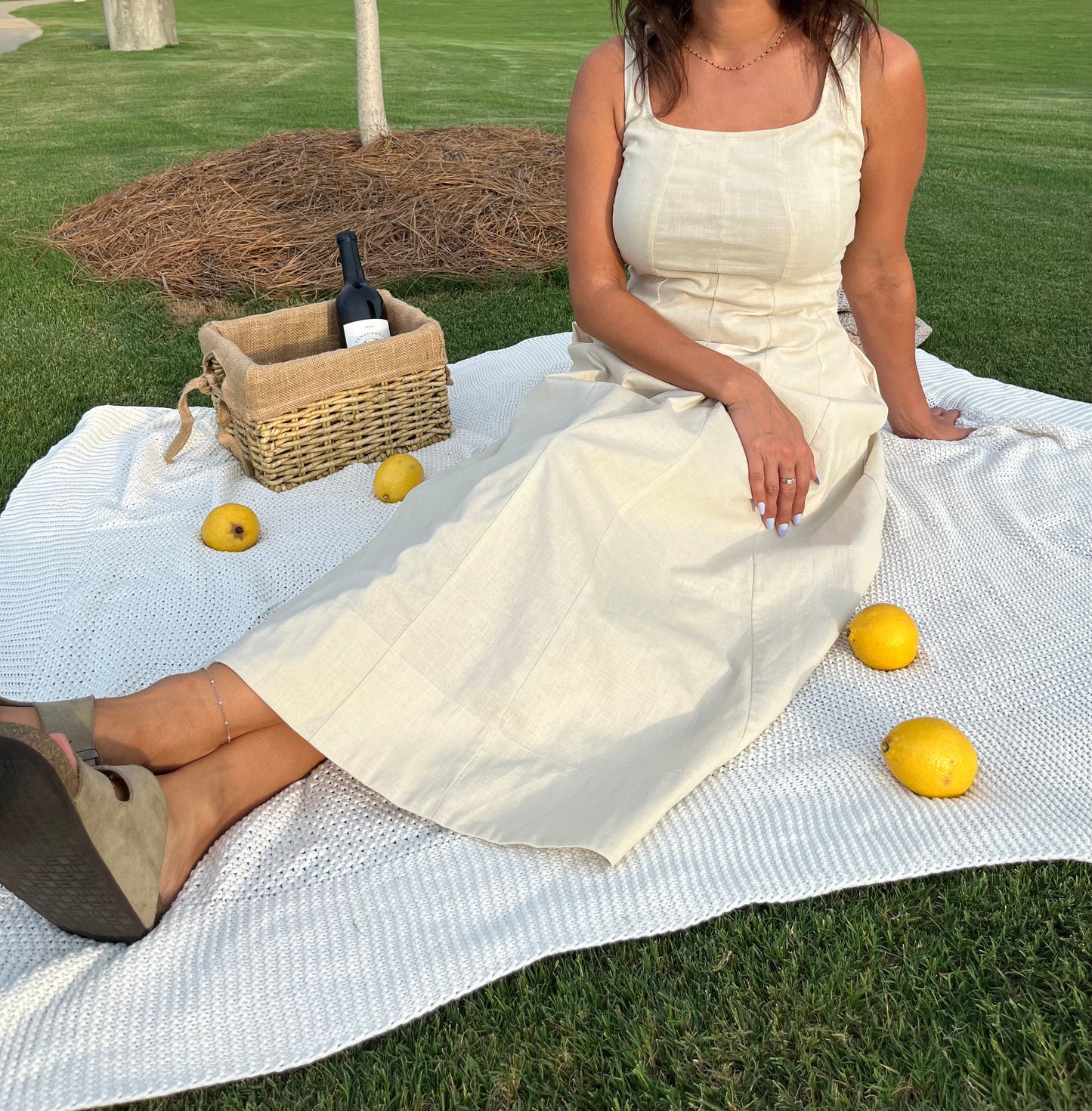 Lucca Linen Dress