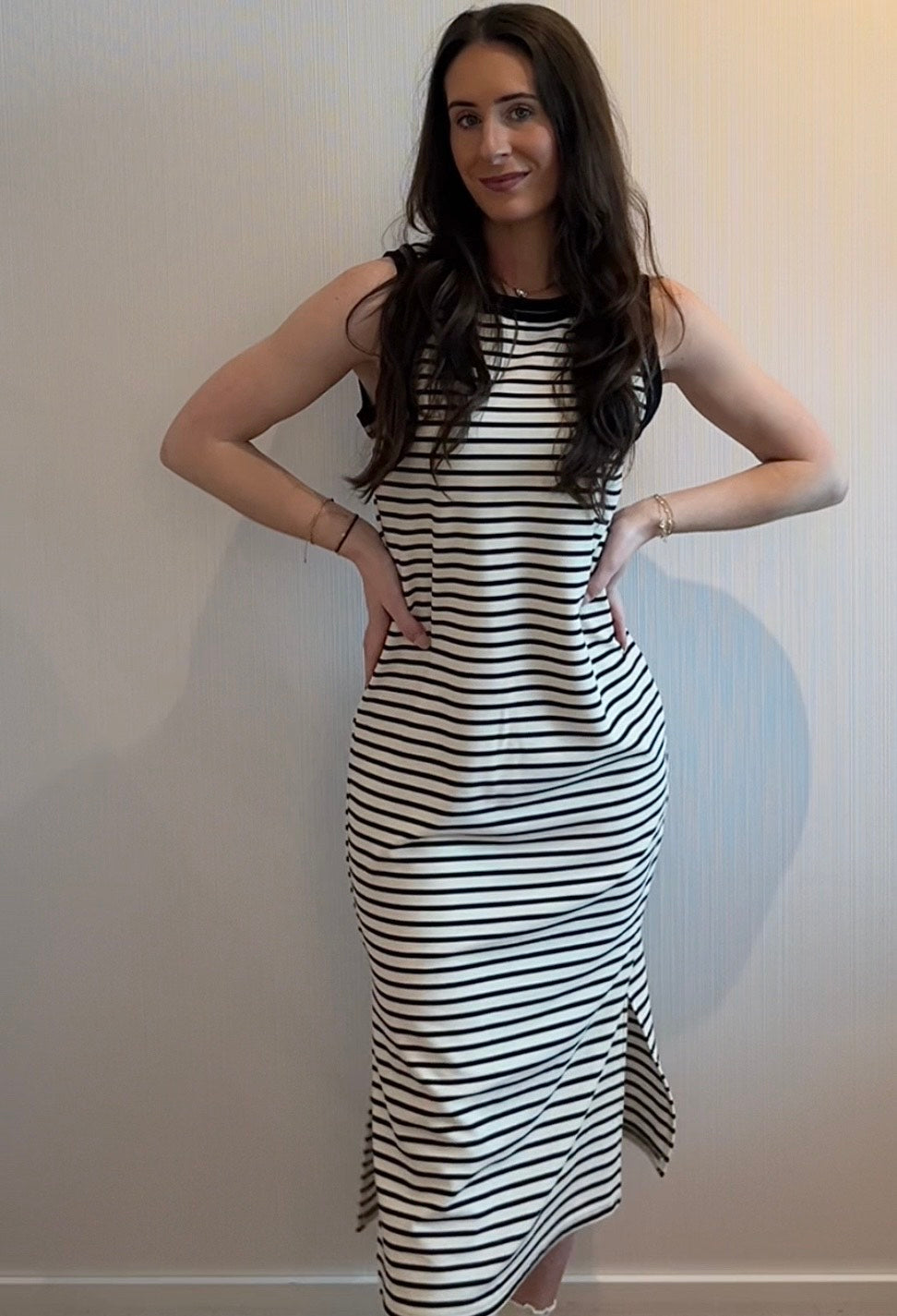 Sandswept Stripes Dress